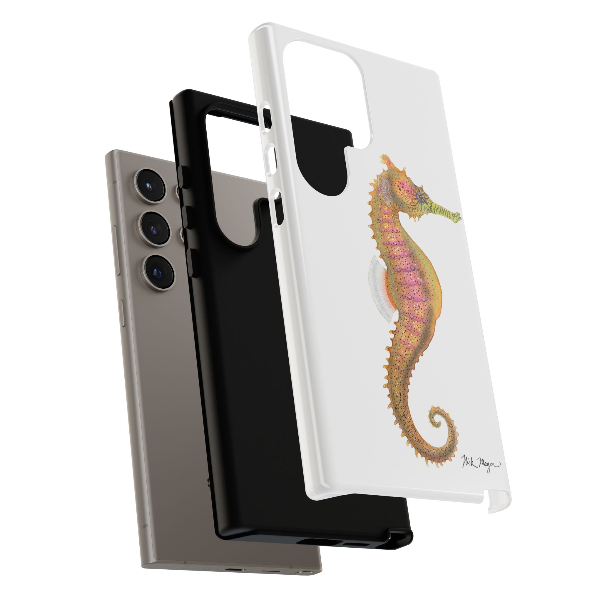 Pink Seahorse Phone Case (Samsung)
