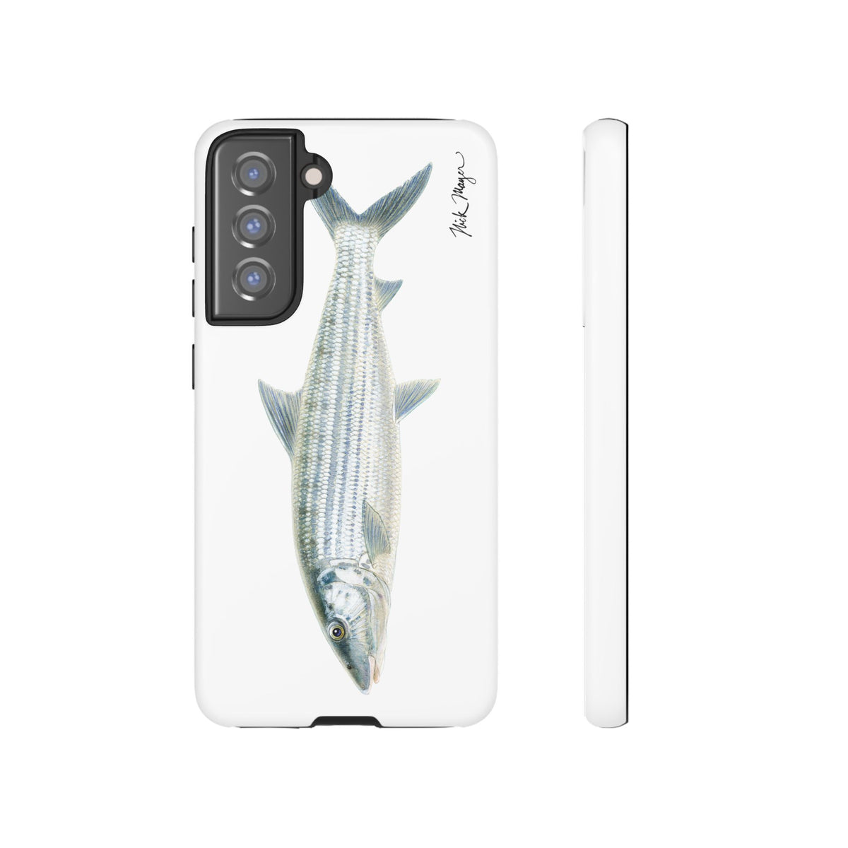 Bonefish White Phone Case (Samsung) Printify