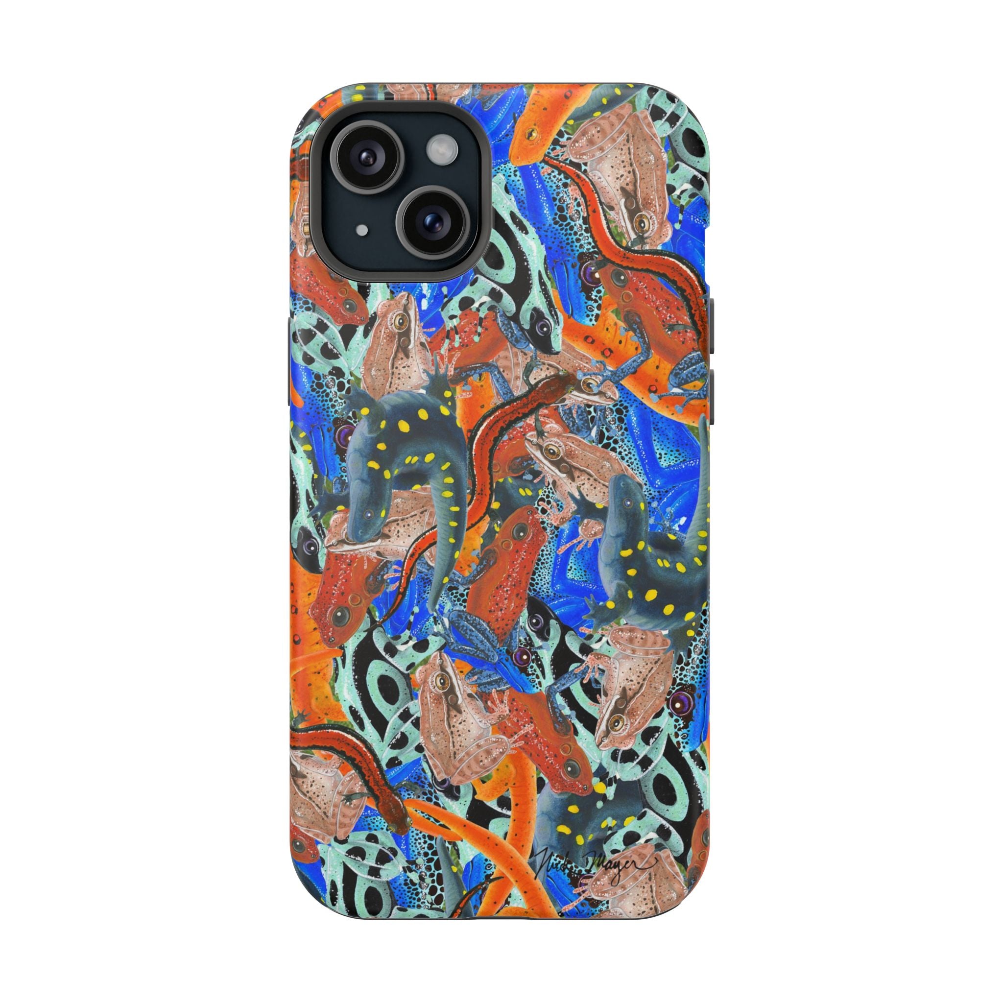 Frogs and Salamanders MagSafe iPhone Case