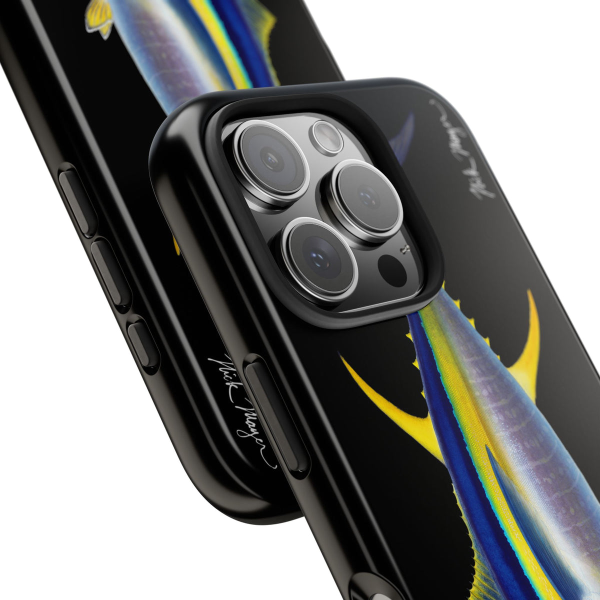 Yellowfin Tuna Black Phone Case (iPhone) Printify