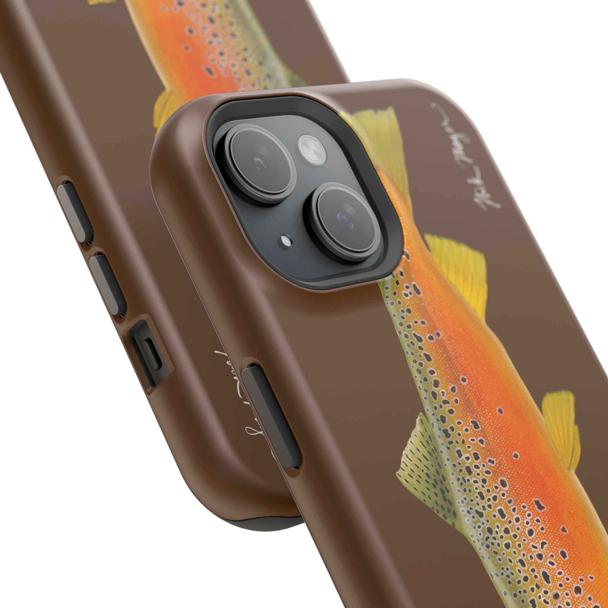 Brown Trout 2 Brown MagSafe iPhone Case, Limited Run