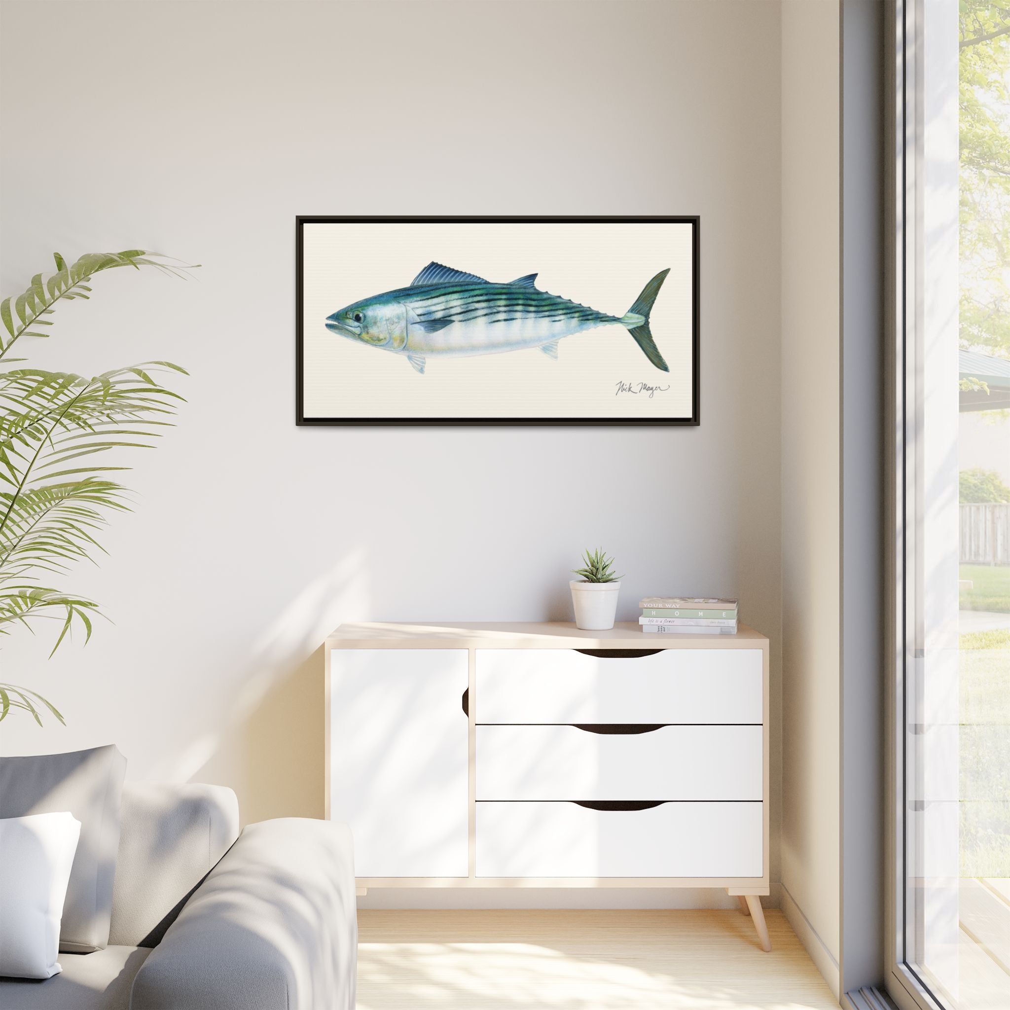 Bonito Framed Canvas Print Printify