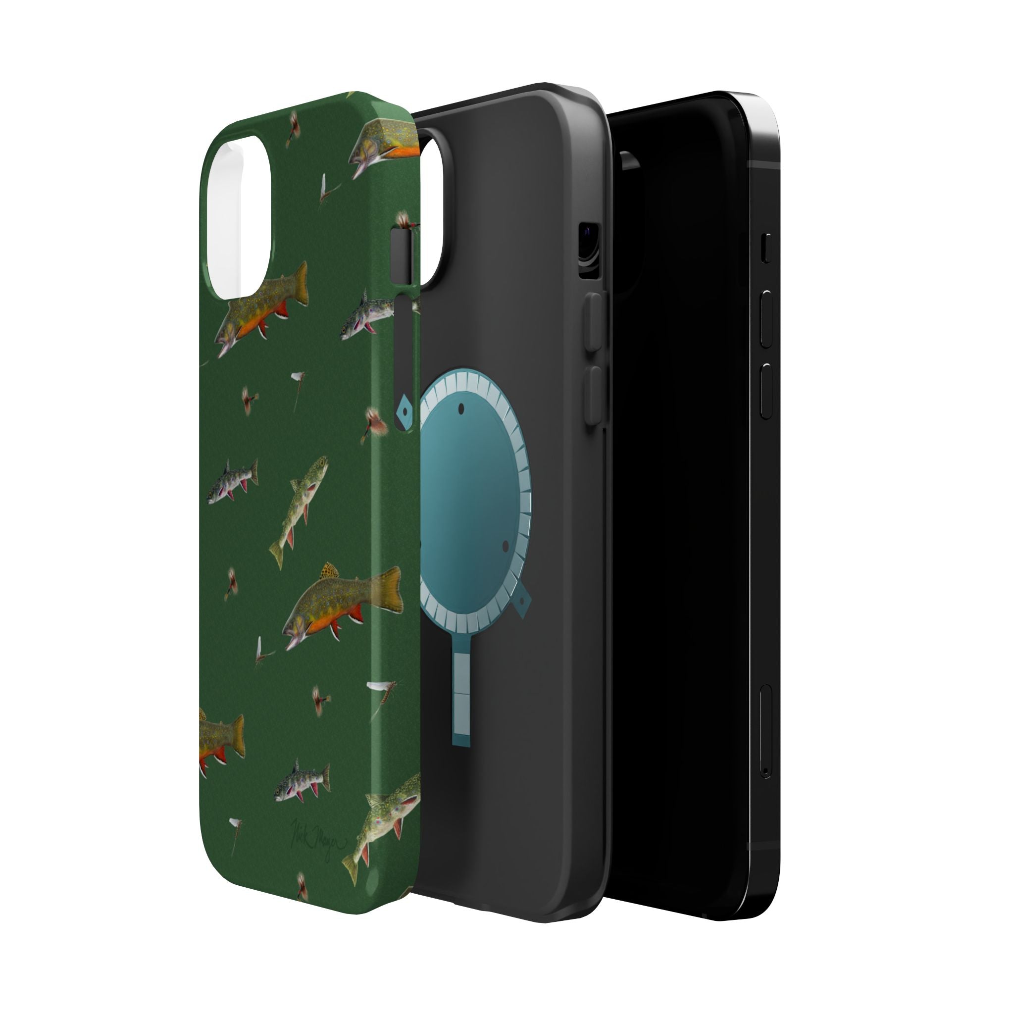Trout and Flies MagSafe iPhone Case