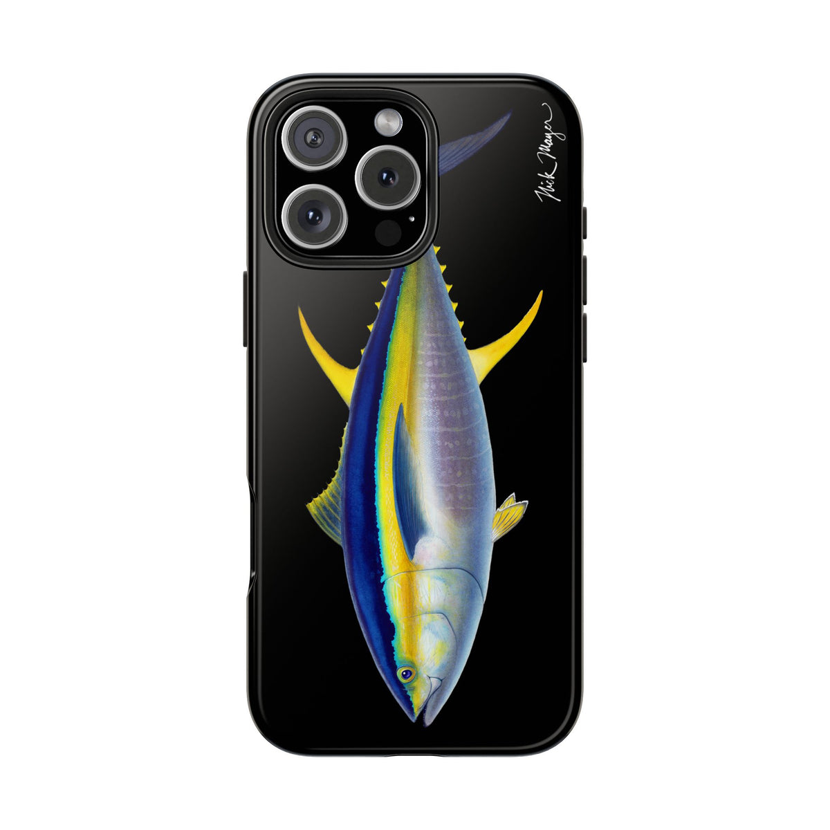 Yellowfin Tuna Black Phone Case (iPhone) Printify