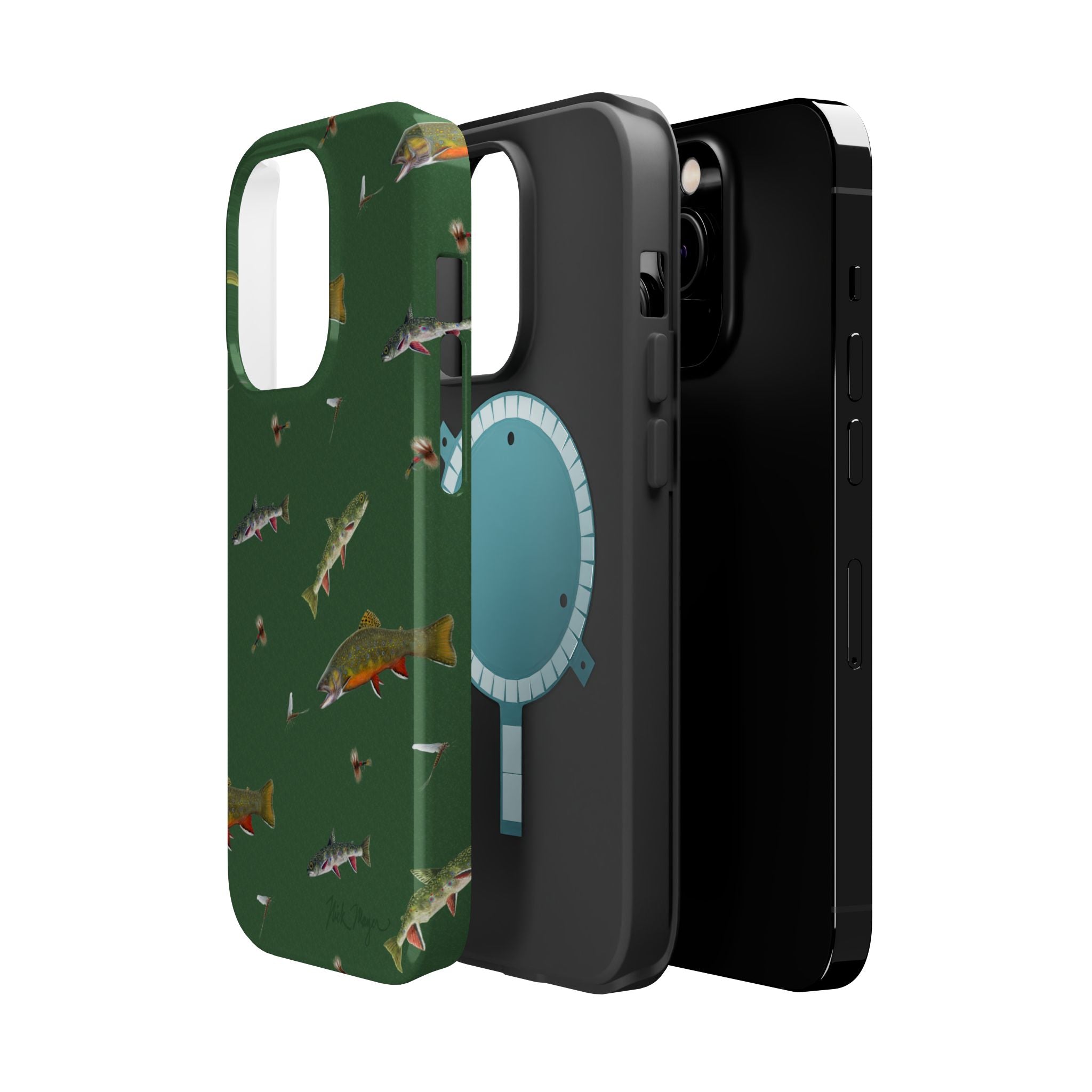 Trout and Flies MagSafe iPhone Case