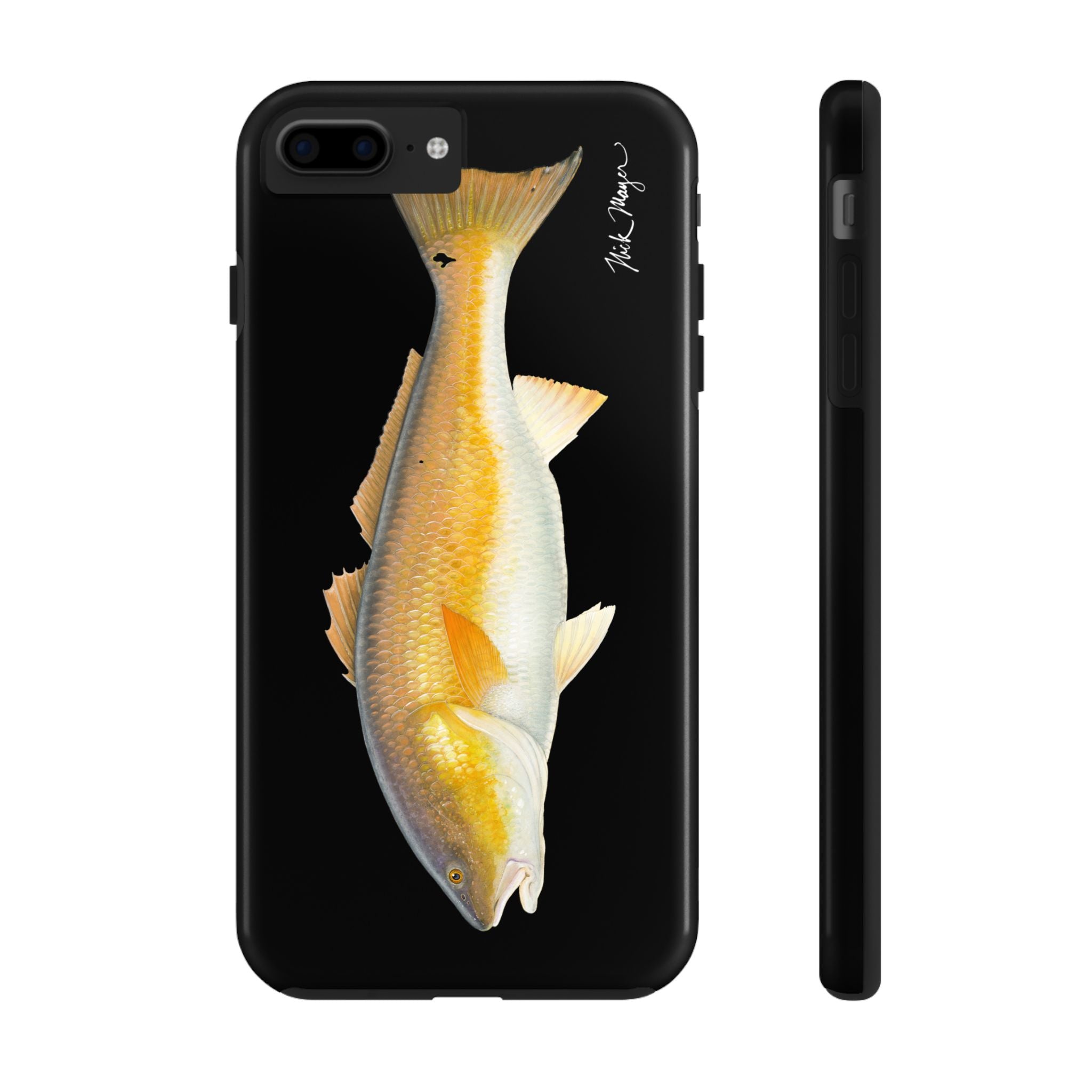 Bull Redfish Black Phone Case (iPhone)