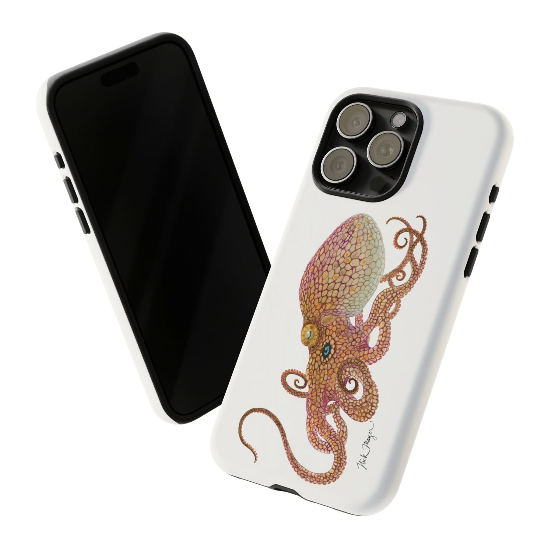 Two Spot Octopus iPhone 15 Case