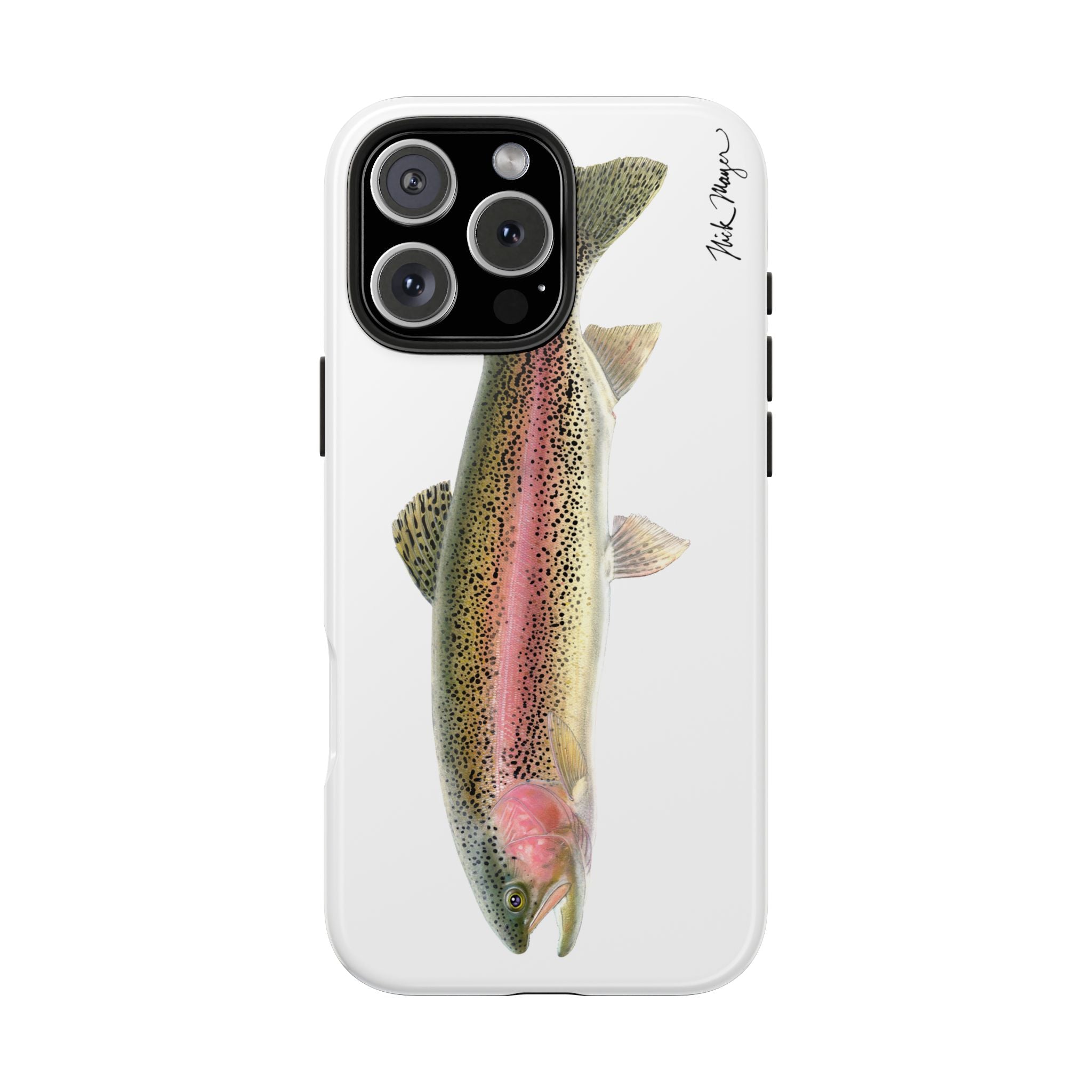Rainbow Trout White Phone Case (iPhone)