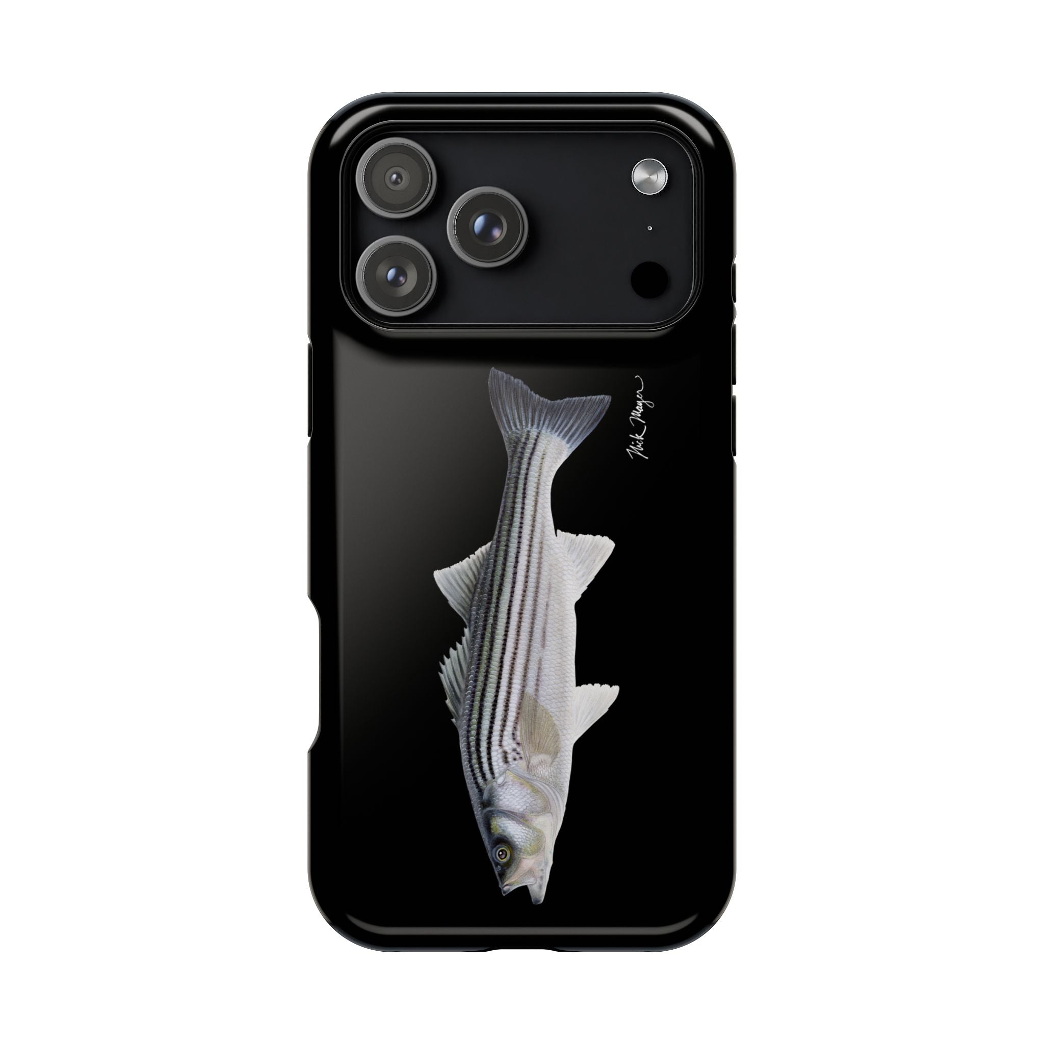Schoolie Striper MagSafe Black iPhone Case