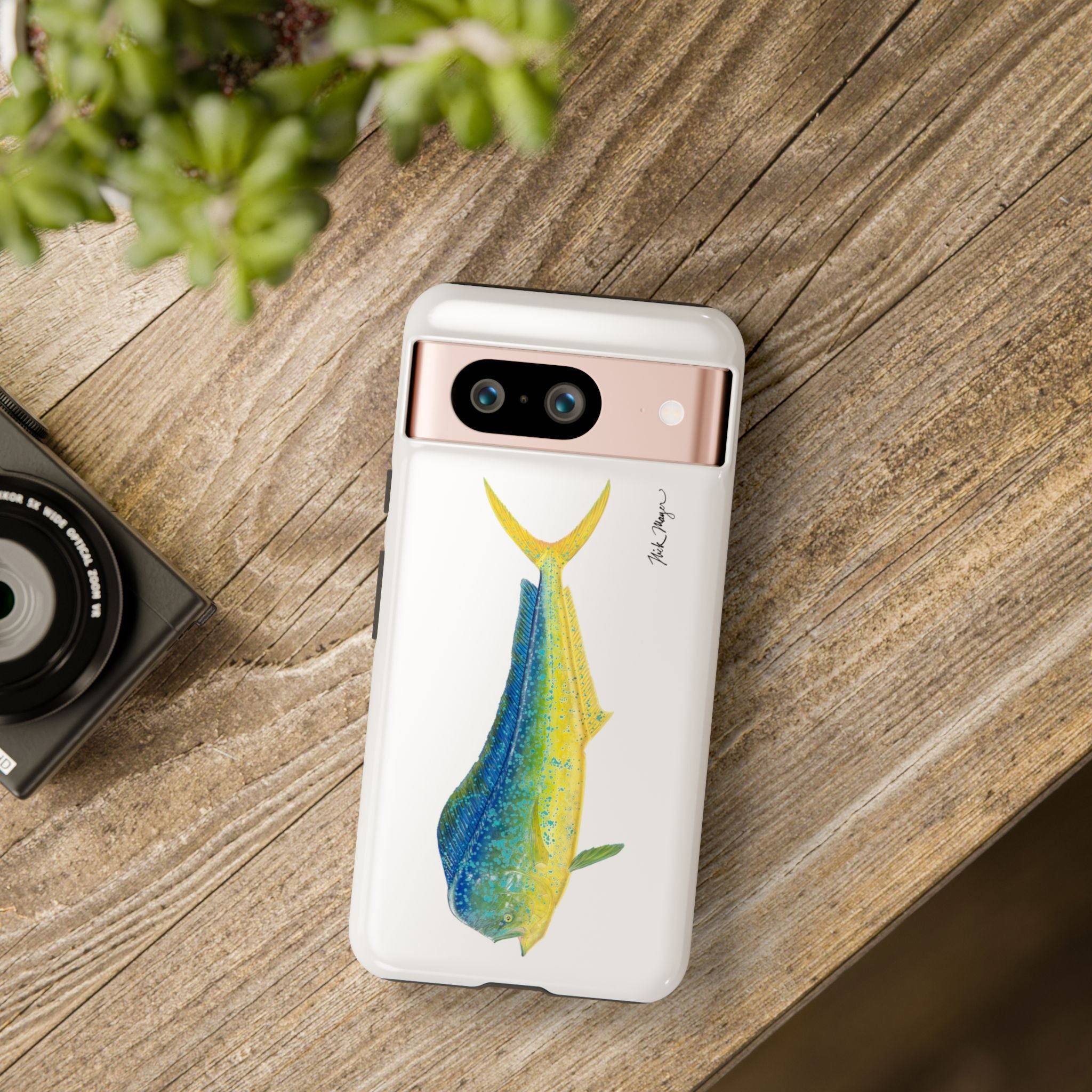 Bull Mahi White Phone Case (Samsung)