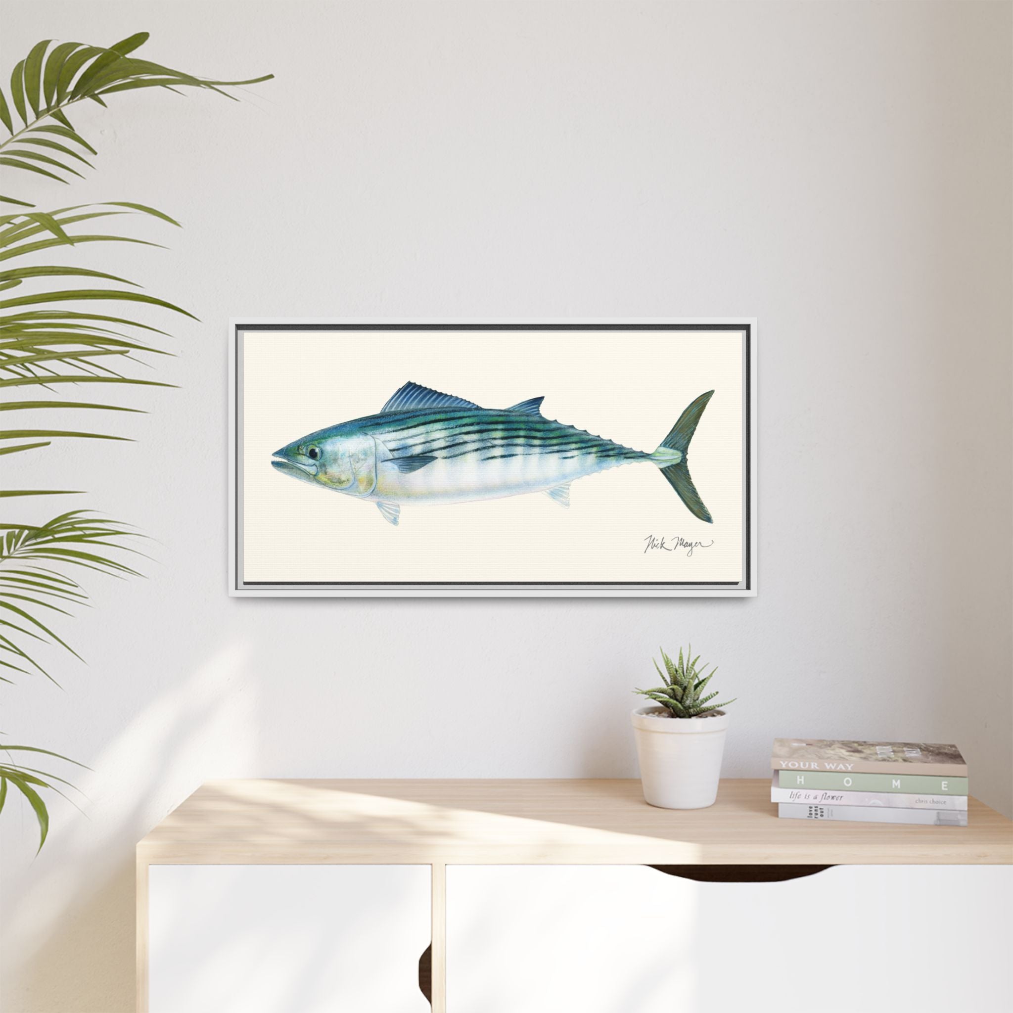 Bonito Framed Canvas Print Printify