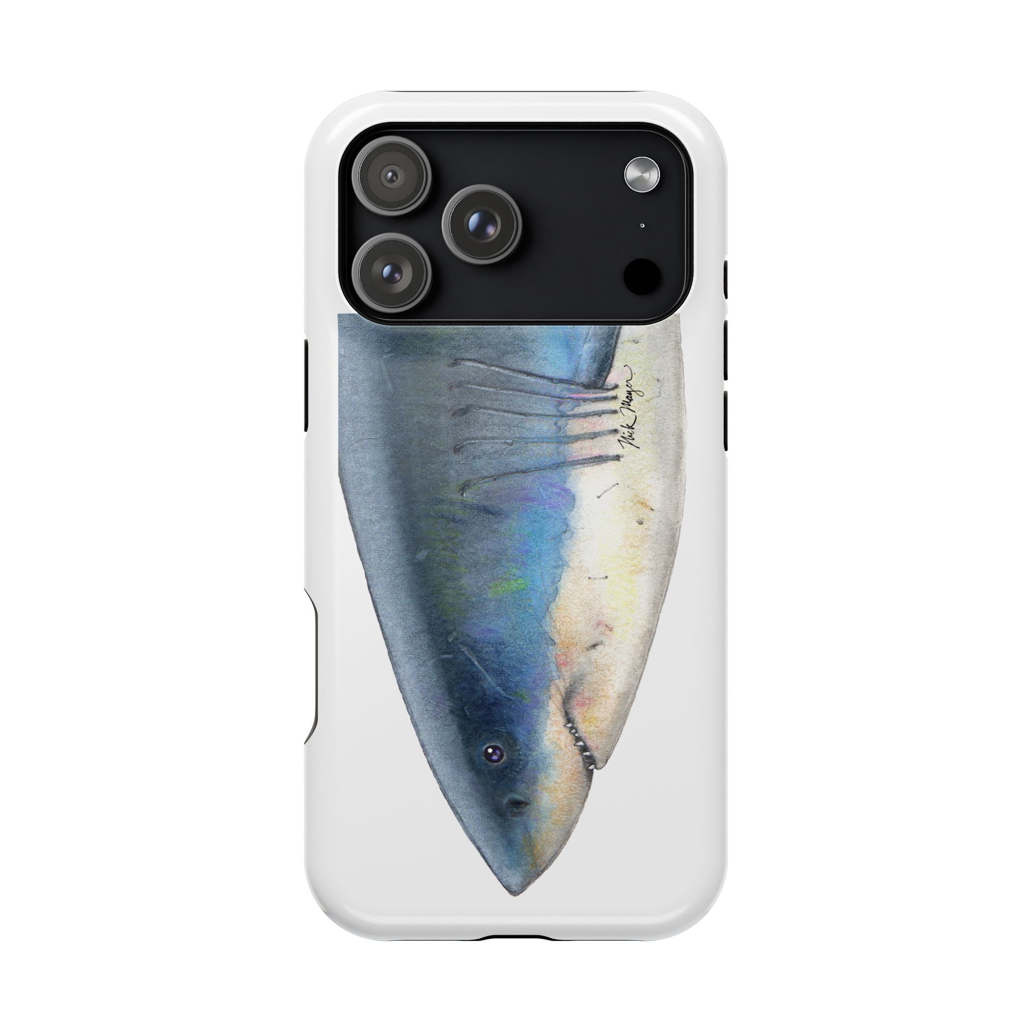 Great White Shark Face MagSafe iPhone Case