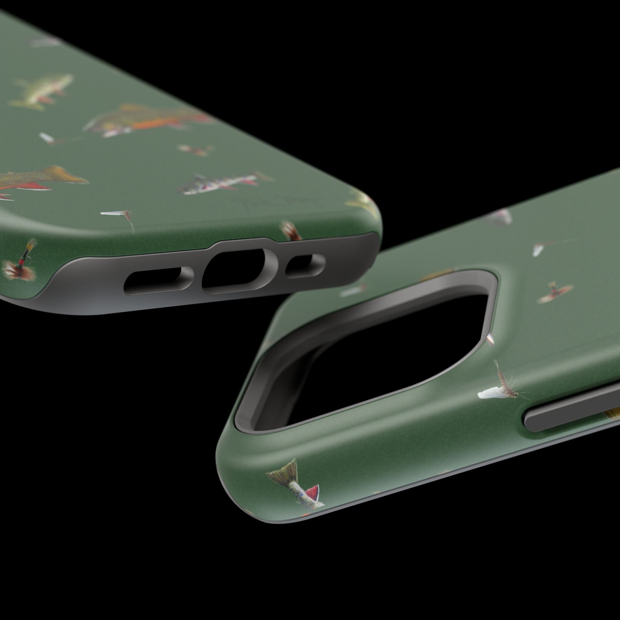 Trout and Flies MagSafe iPhone Case