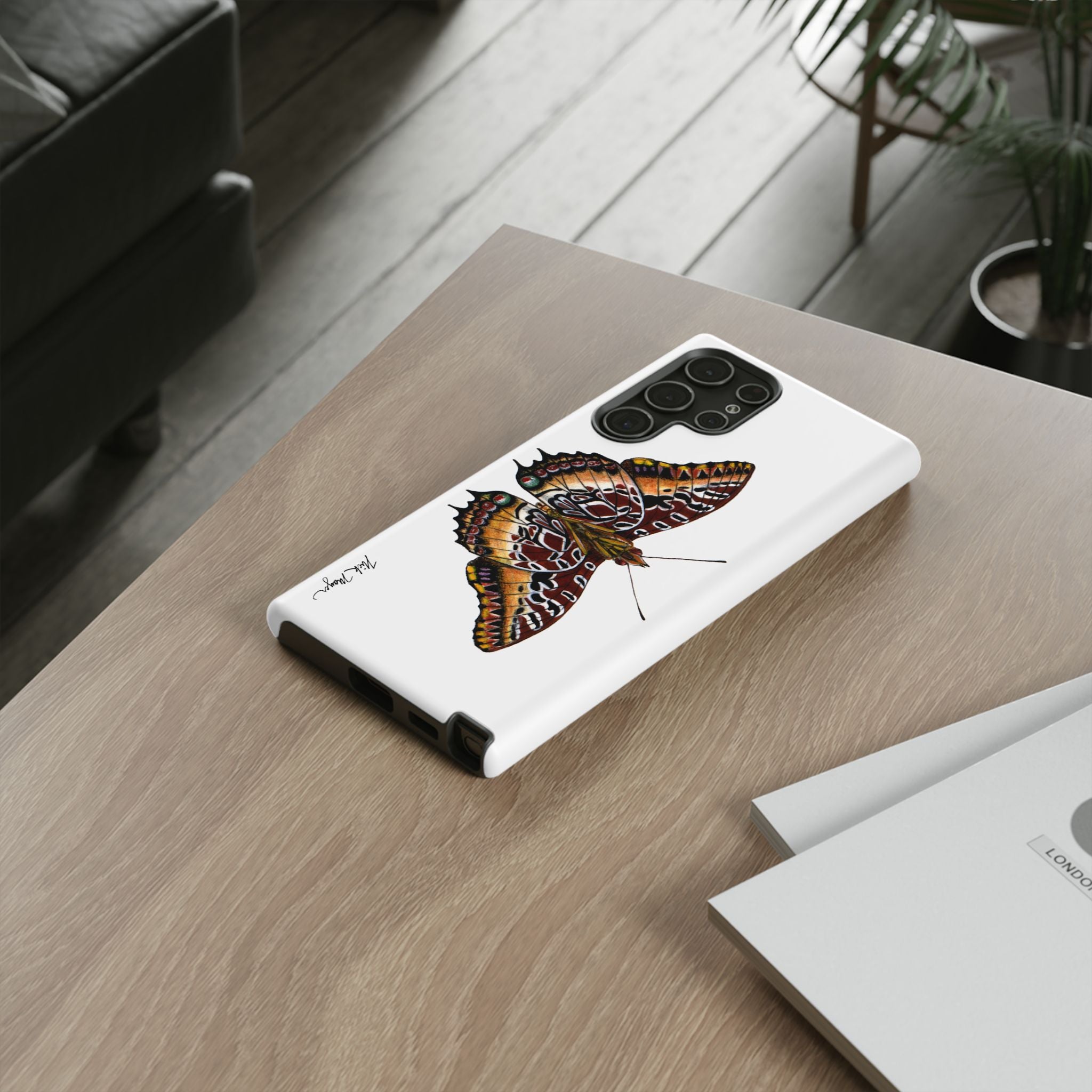 Black Bordered Charaxes Phone Case (Samsung)