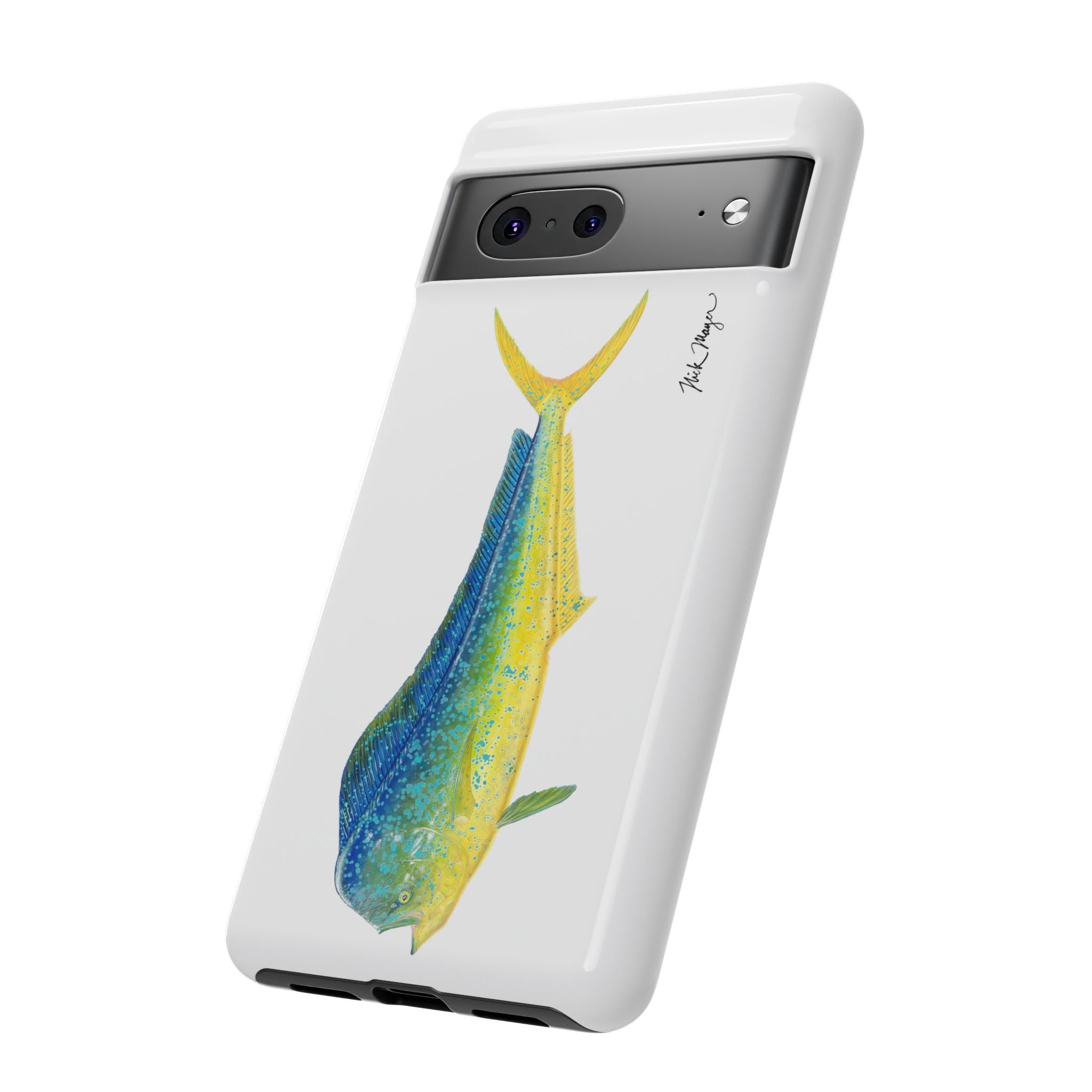 Bull Mahi White Phone Case (Samsung)