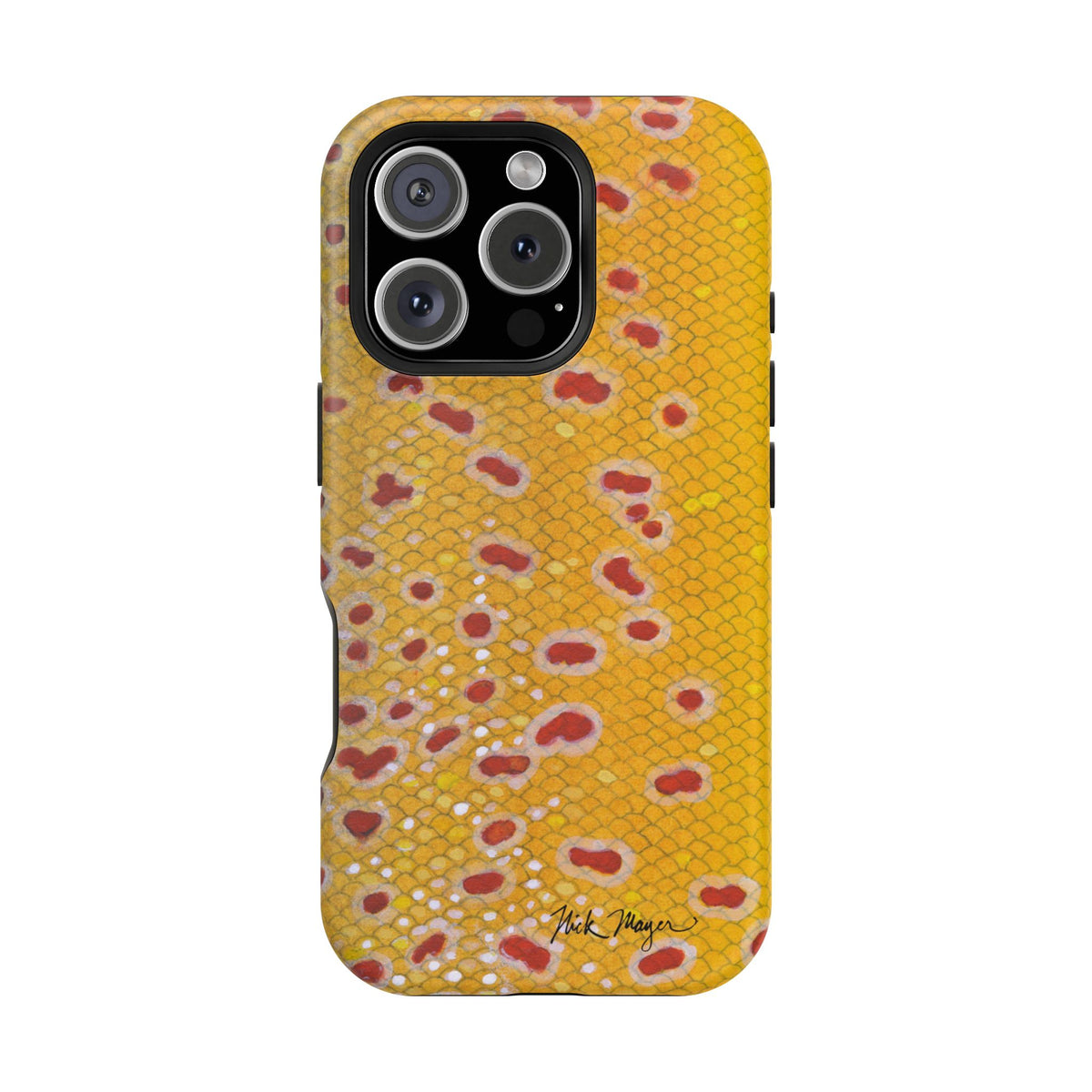 Brown Trout 3 Skin MagSafe iPhone Case Printify