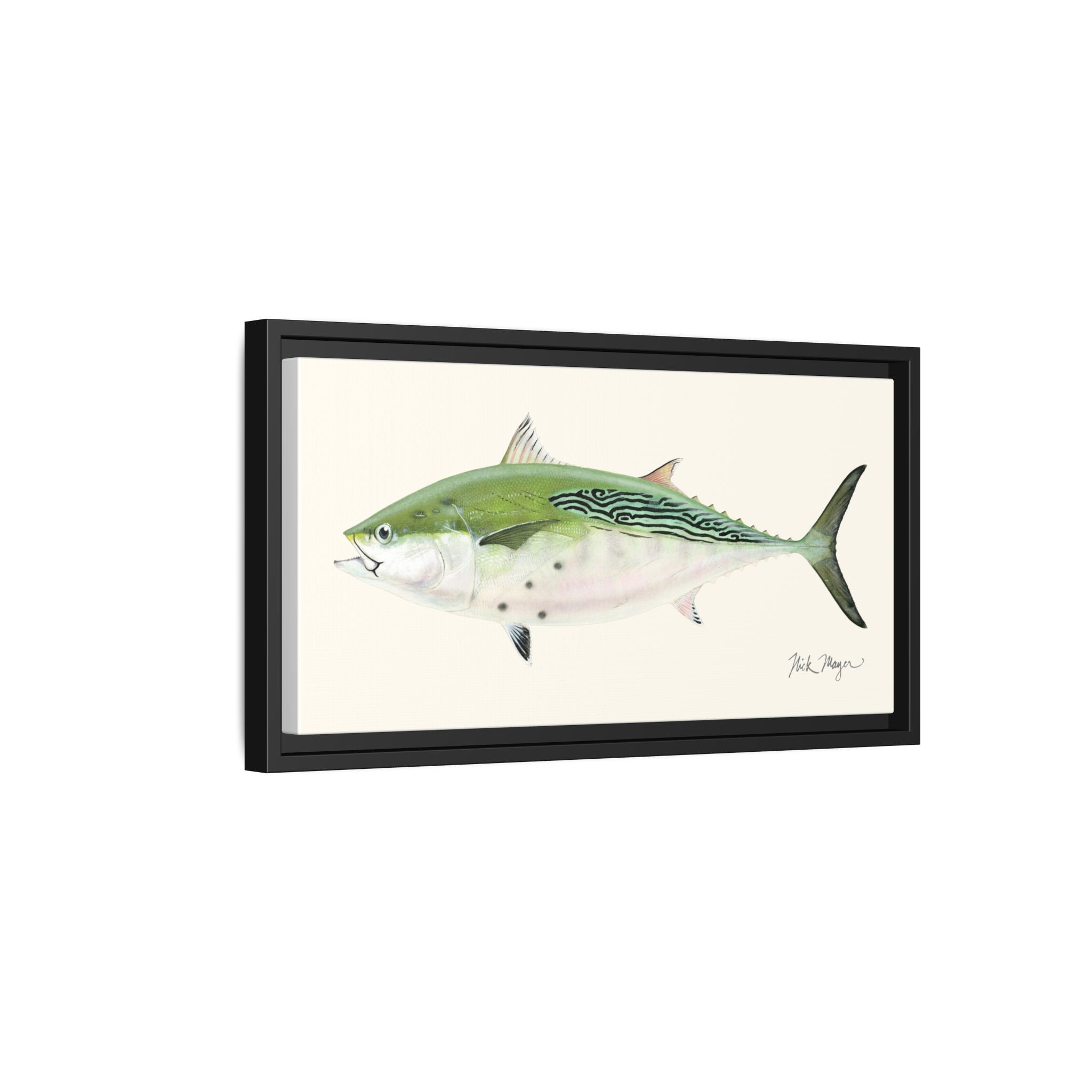 Albie Framed Canvas Print
