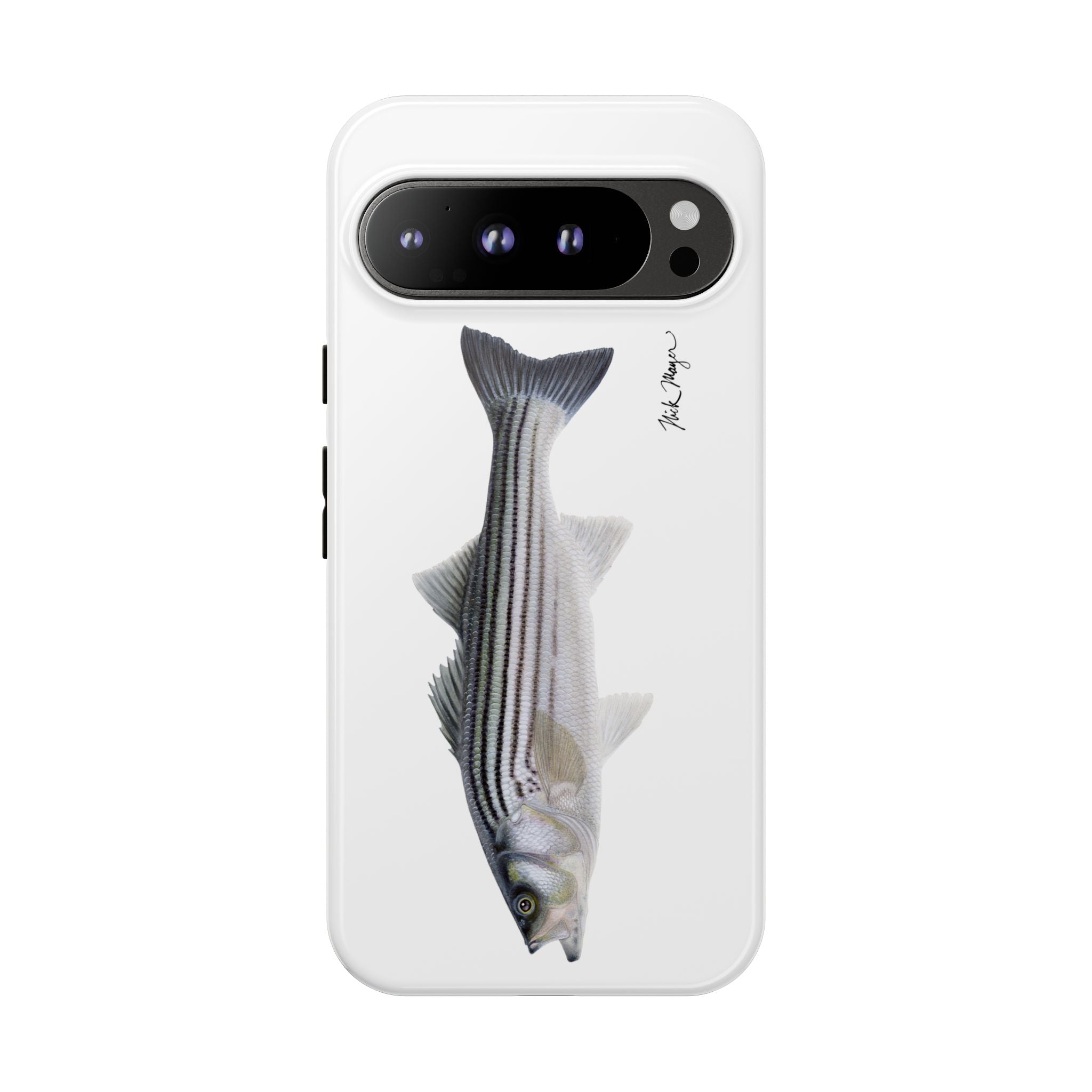 Schoolie Striper White Phone Case (Samsung) Printify