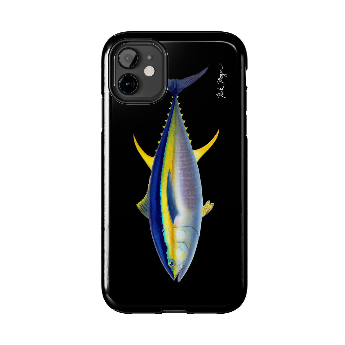 Yellowfin Tuna Black Phone Case (iPhone) Printify
