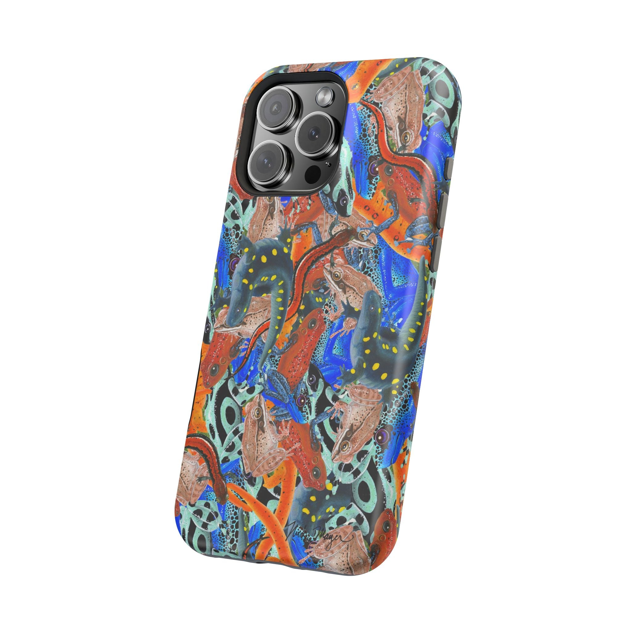 Frogs and Salamanders MagSafe iPhone Case