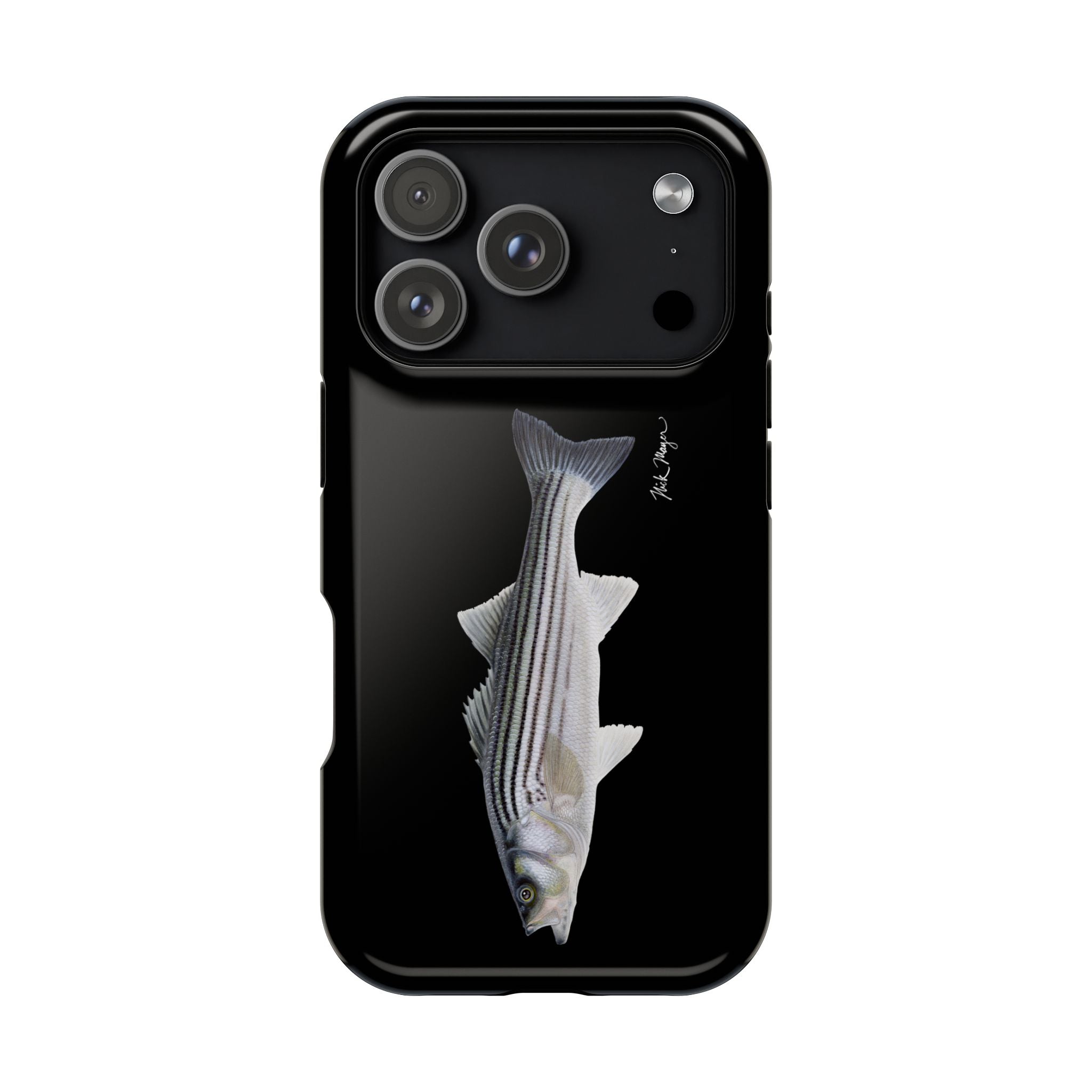 Schoolie Striper MagSafe Black iPhone Case