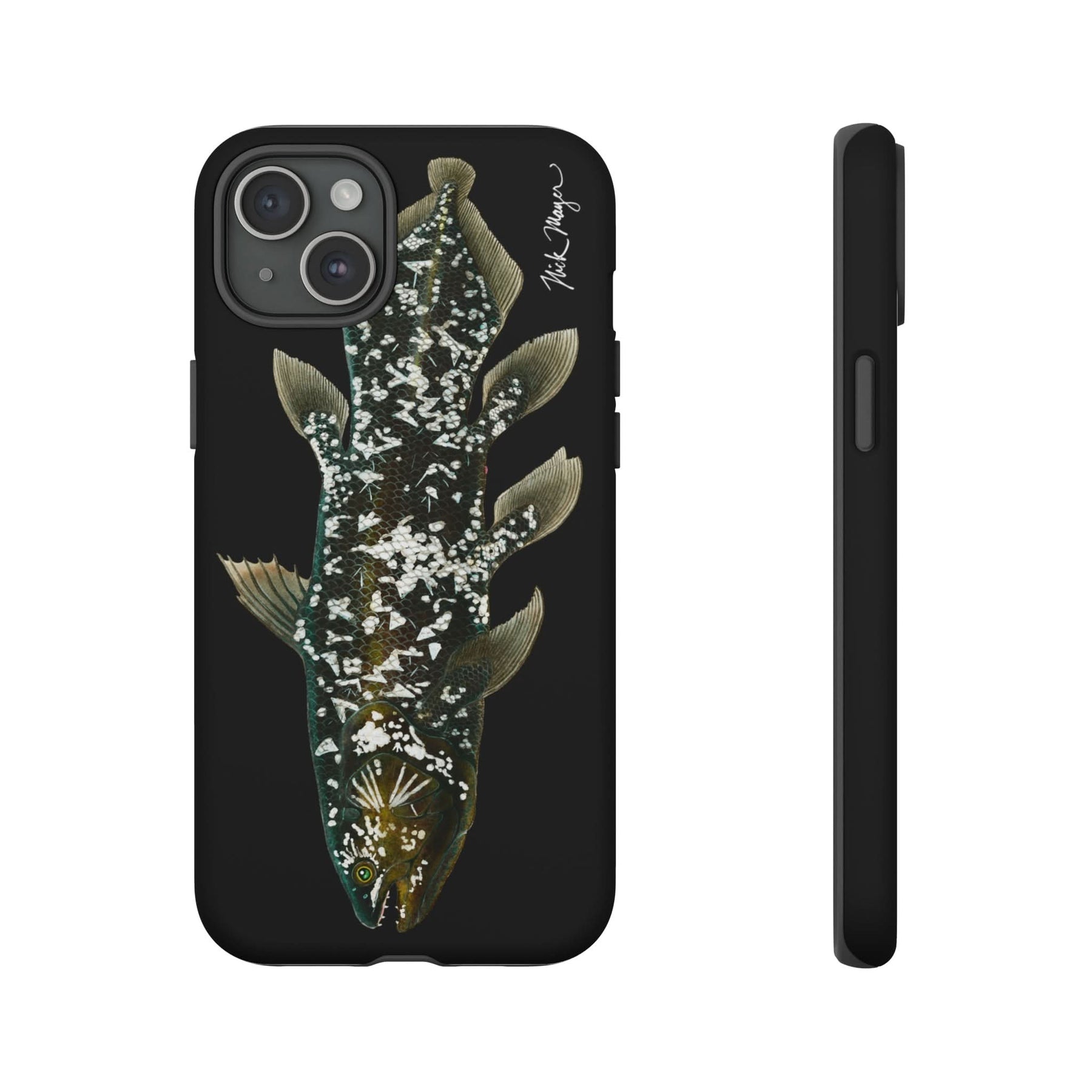 Coelacanth Black iPhone 15 Case