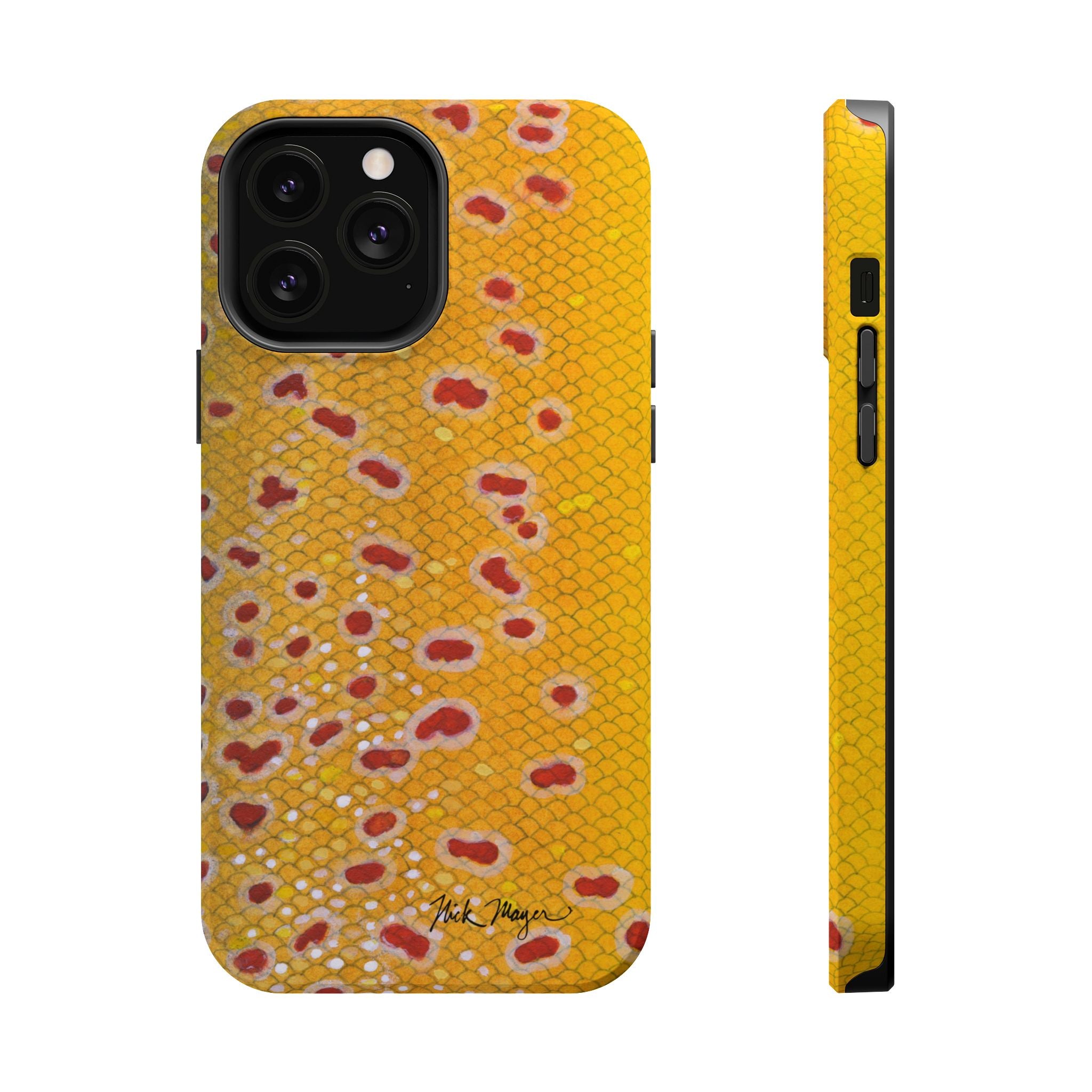 Brown Trout 3 Skin MagSafe iPhone Case
