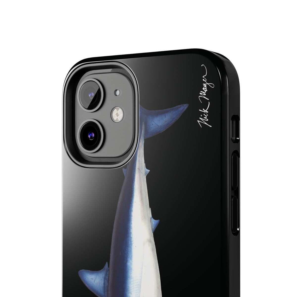 Mako Shark Black iPhone Case Printify
