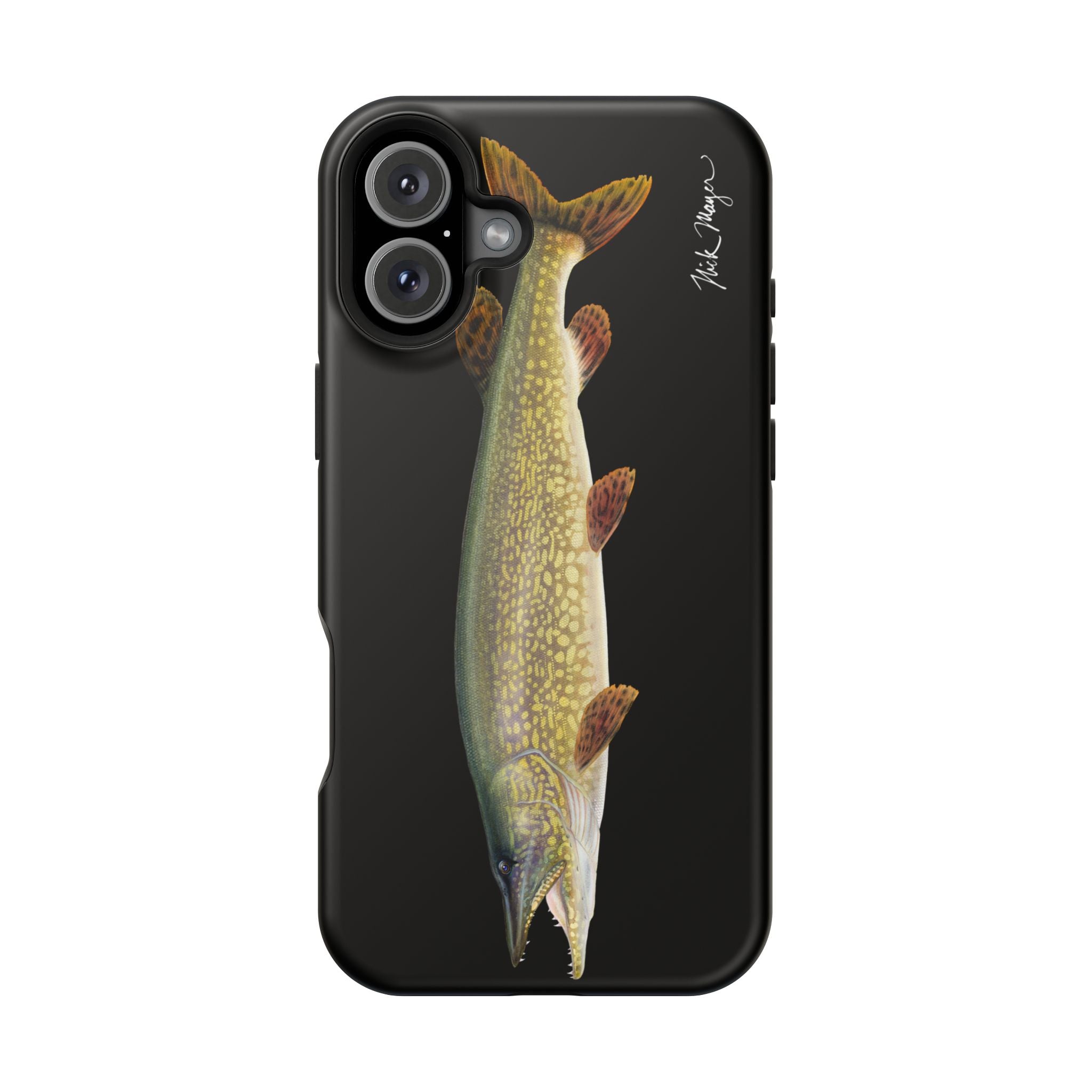 Northern Pike MagSafe Black iPhone Case Printify