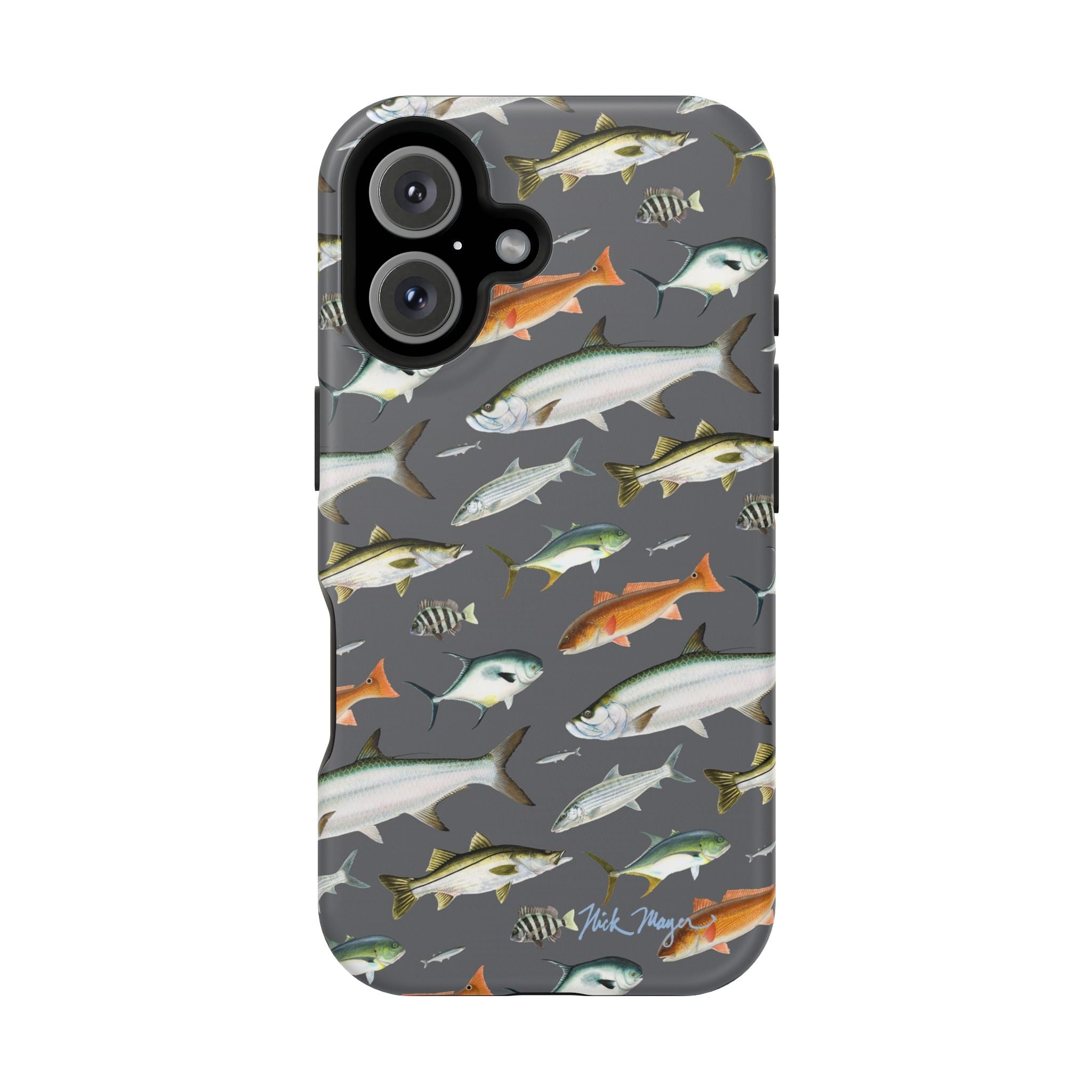 NEW Southern Fish Grey MagSafe iPhone Case