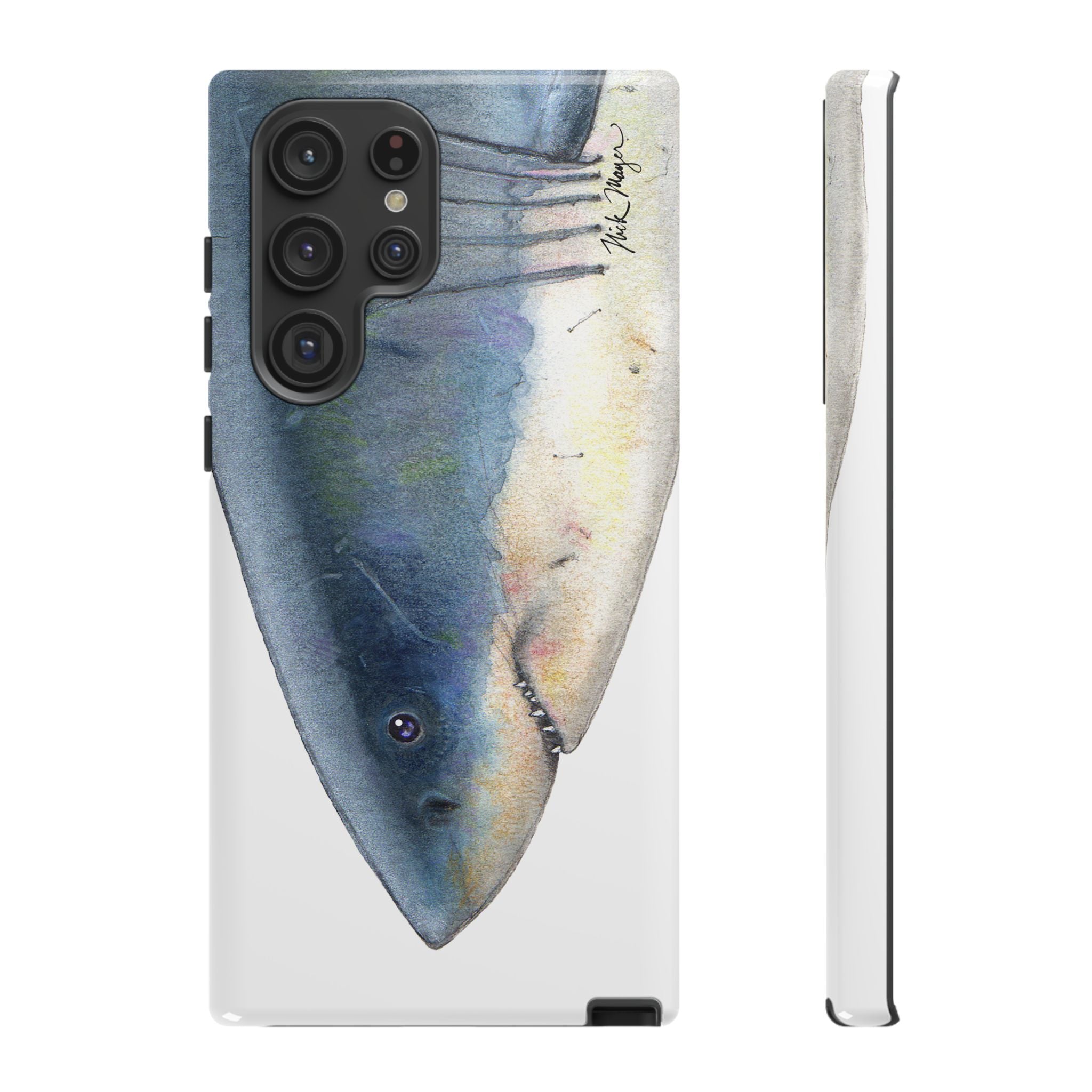 Great White Shark Face Phone Case (Samsung) Printify