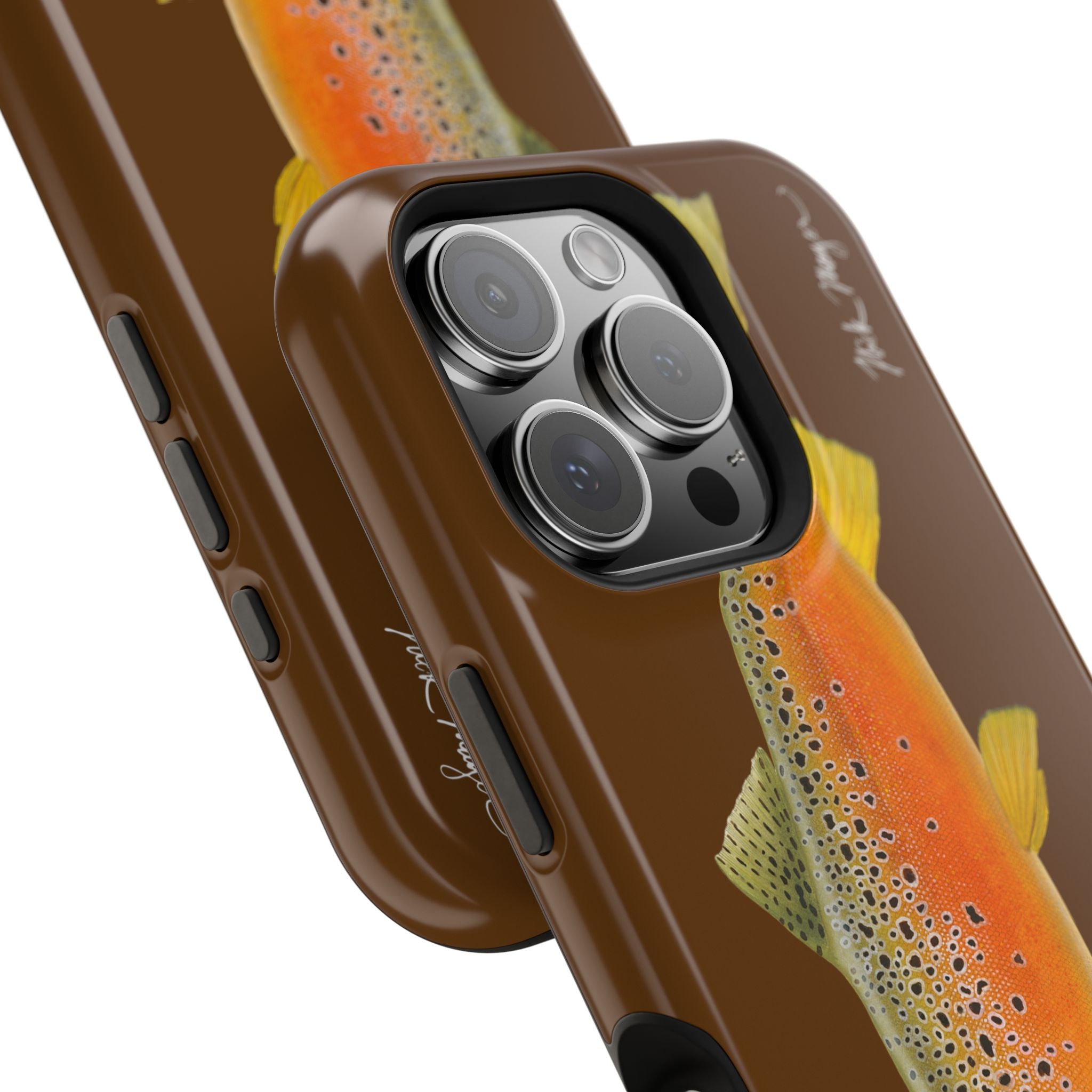 Brown Trout 2 Brown MagSafe iPhone Case, Limited Run