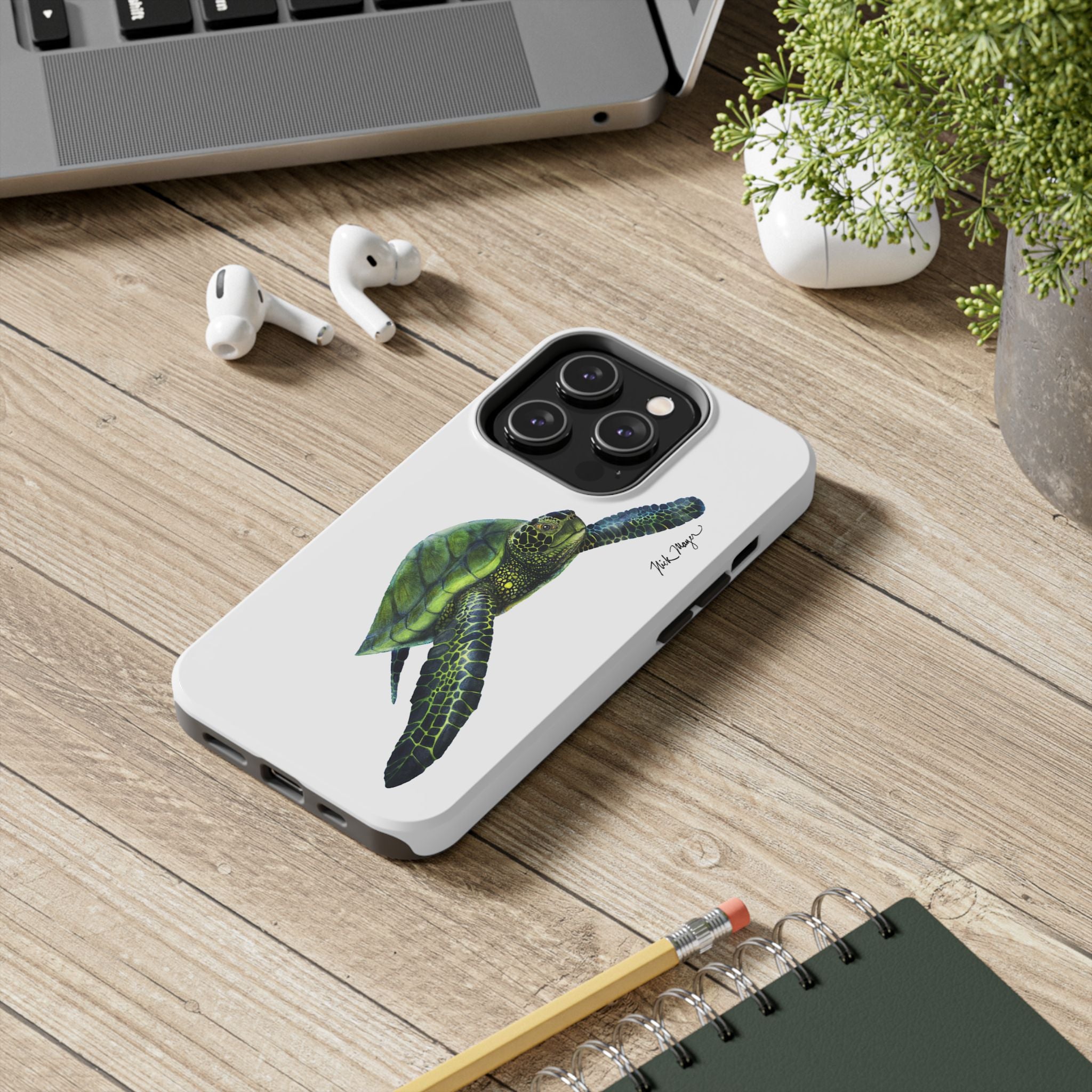 Green Sea Turtle Phone Case (iPhone)