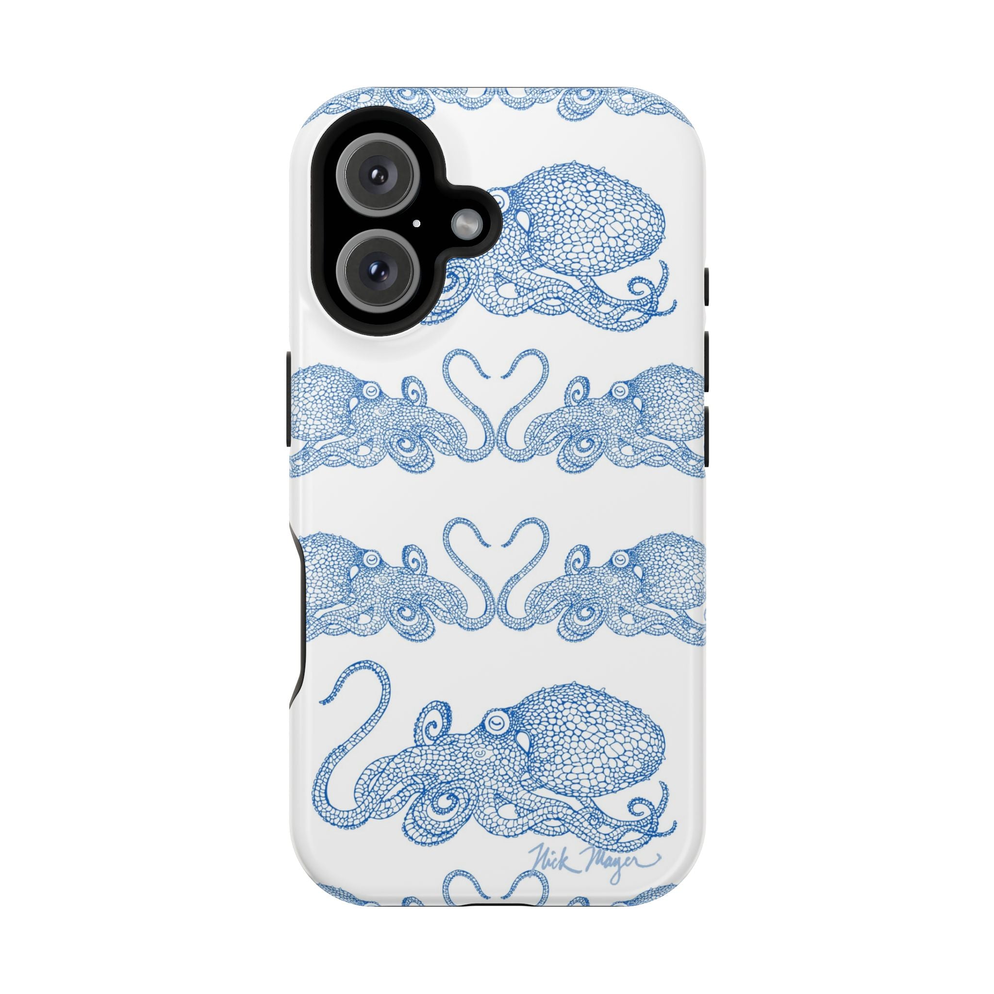 Blue Octopus 1 MagSafe iPhone Case