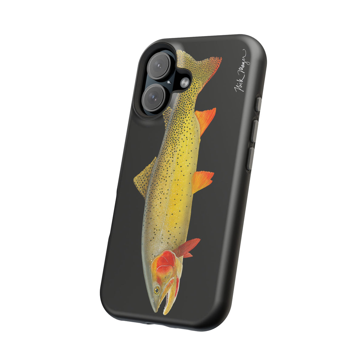 Cutthroat Trout 1 Black MagSafe iPhone Case Printify