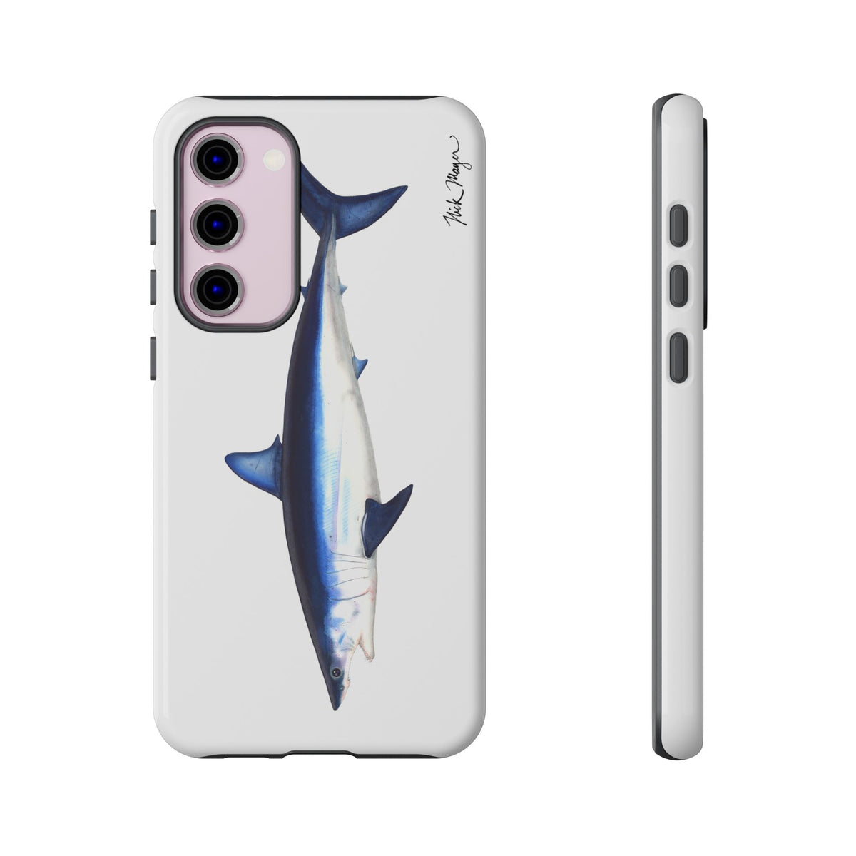 Mako Shark White Phone Case (Samsung) Printify