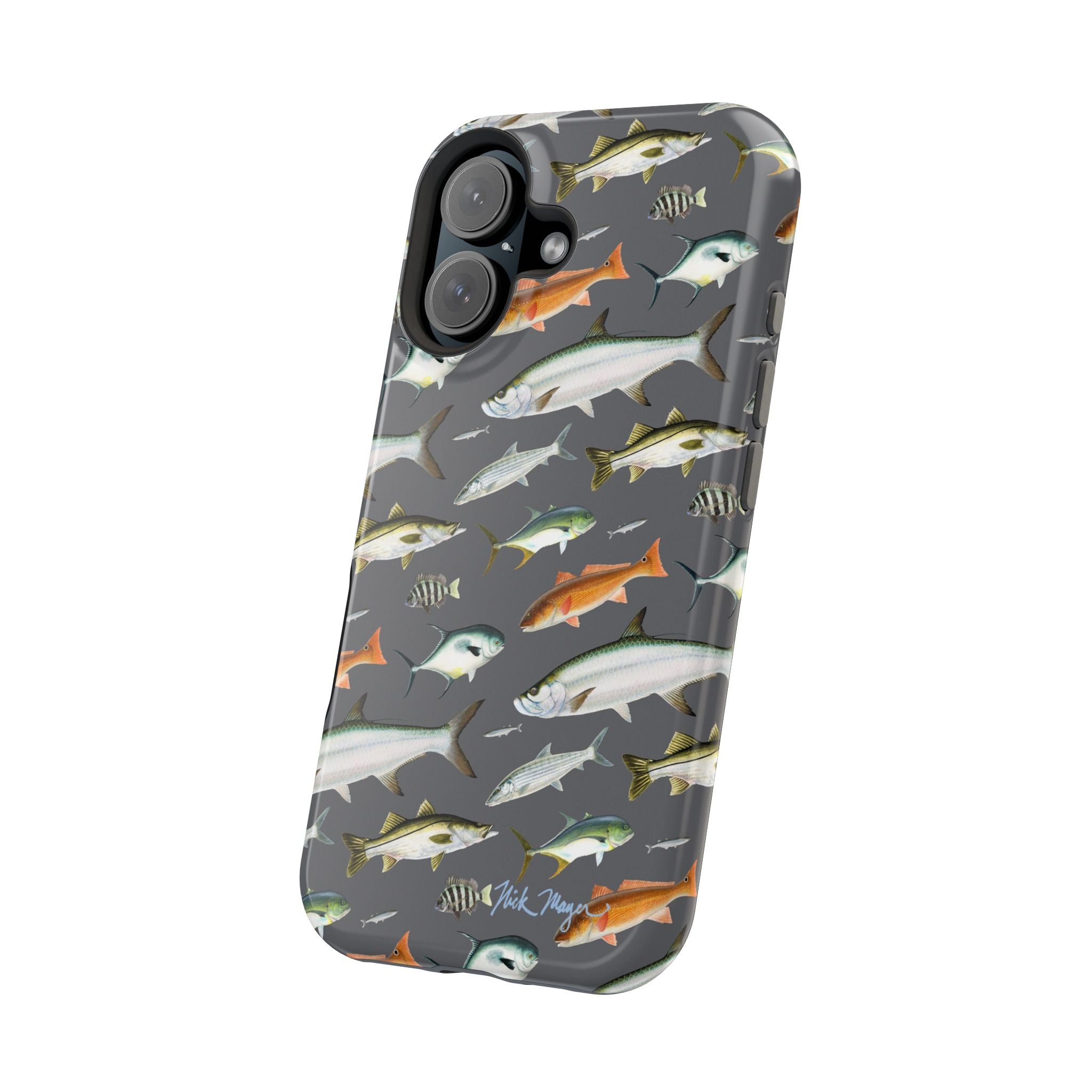 NEW Southern Fish Grey MagSafe iPhone Case