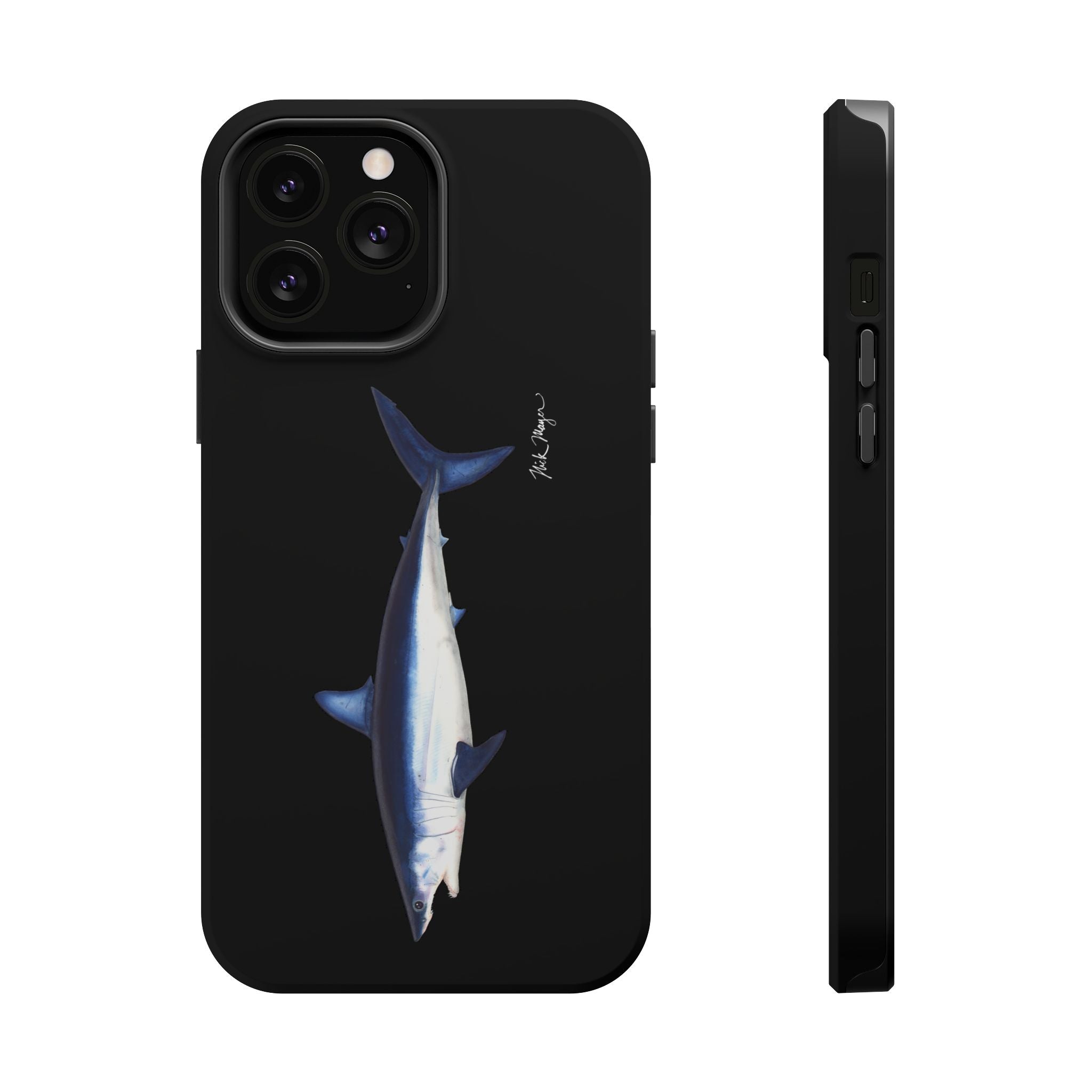Mako Shark MagSafe Black iPhone Case