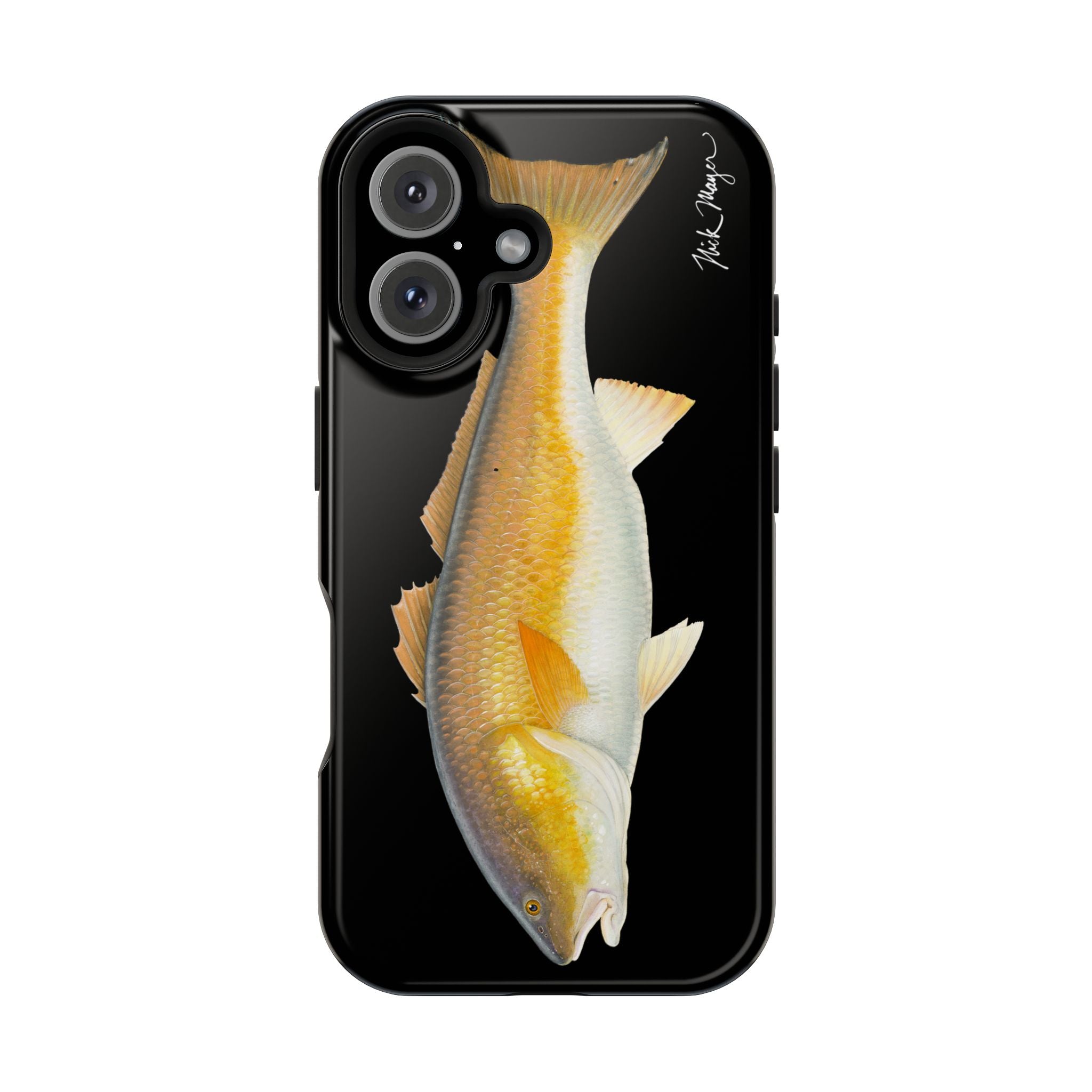 Bull Redfish MagSafe Black iPhone Case