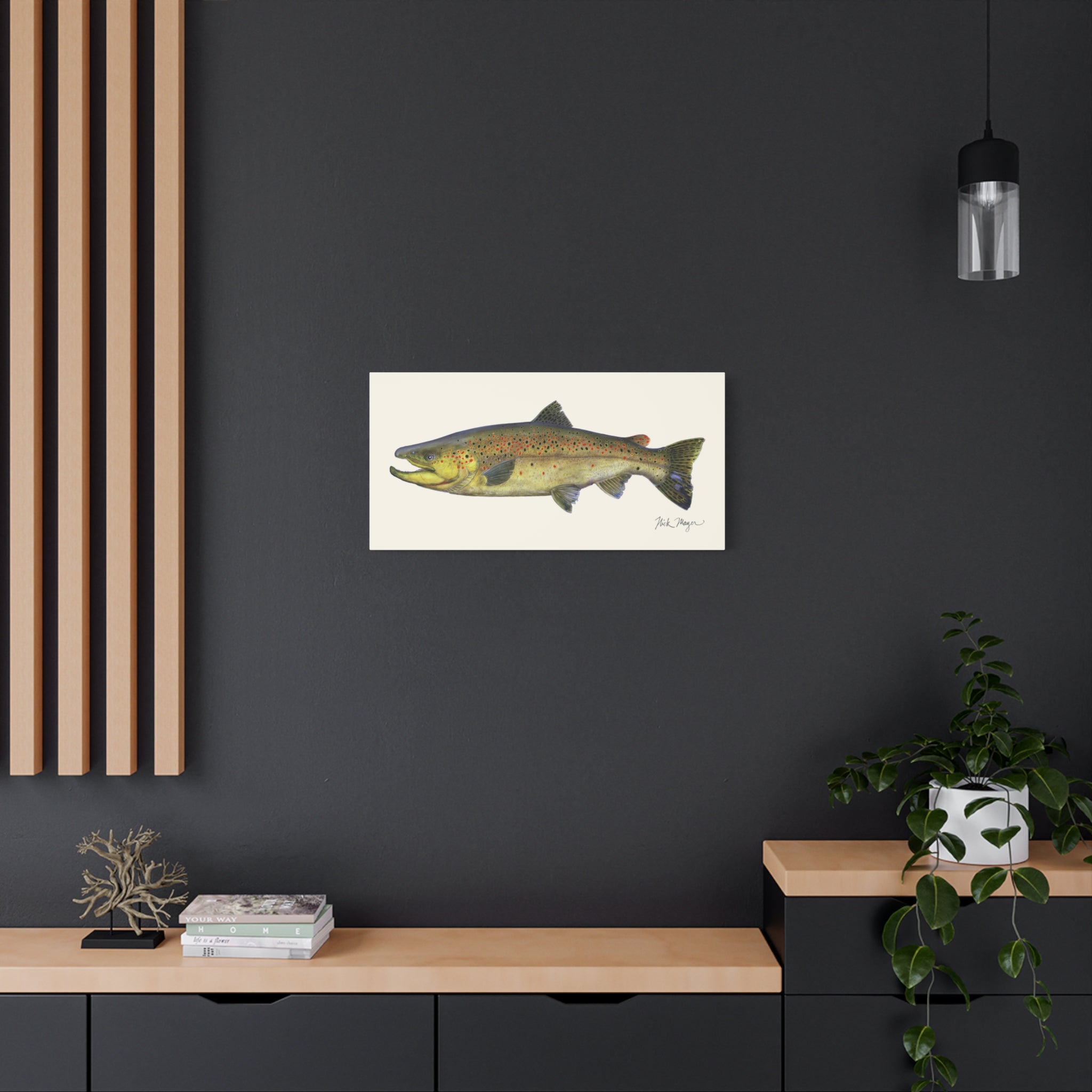 Brown Trout Canvas Print