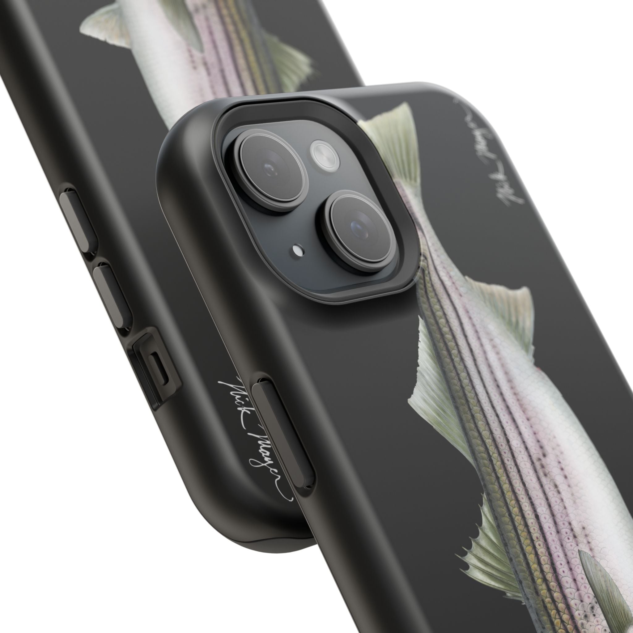 30 lb Striper MagSafe Black iPhone Case