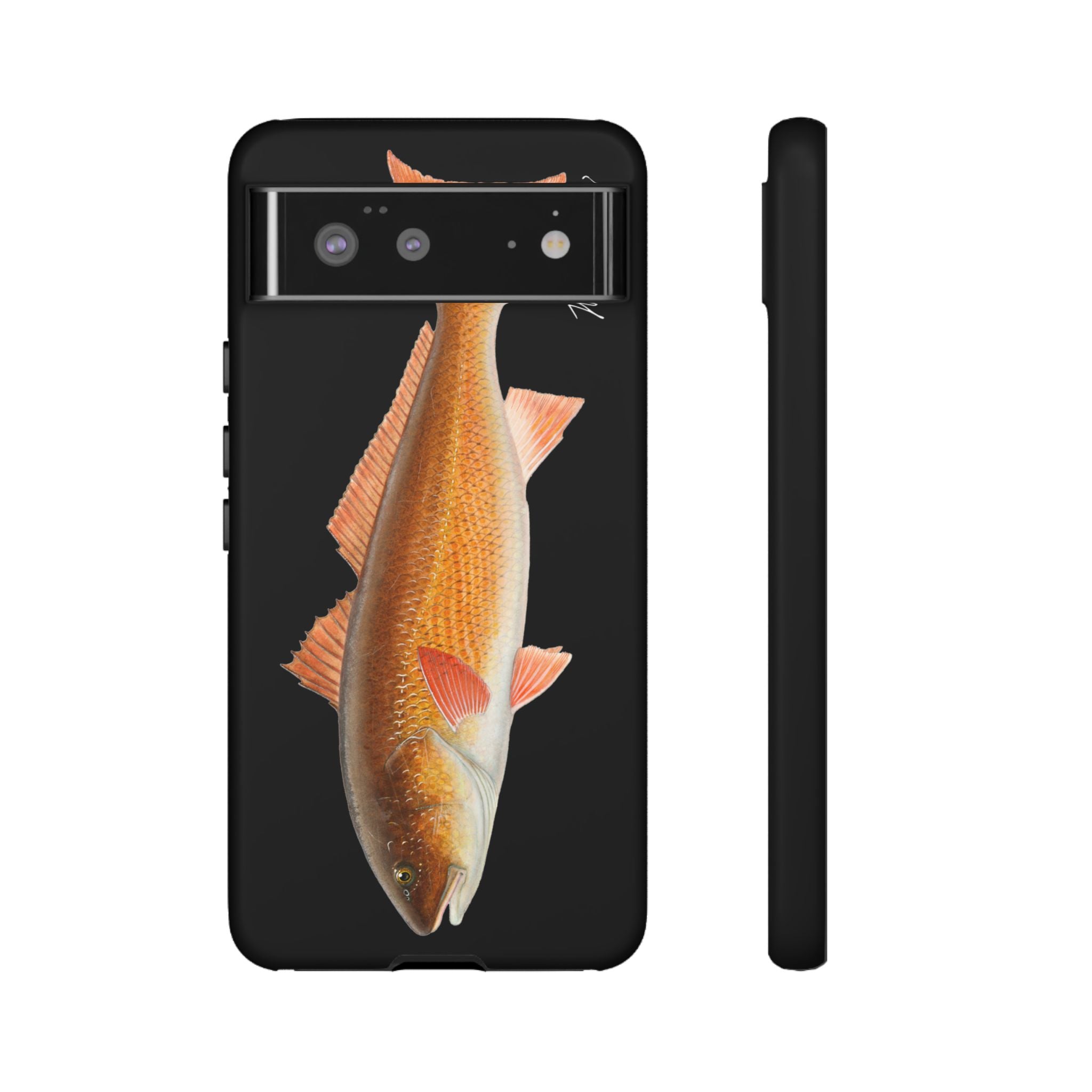 Redfish Black Phone Case (Samsung) Printify