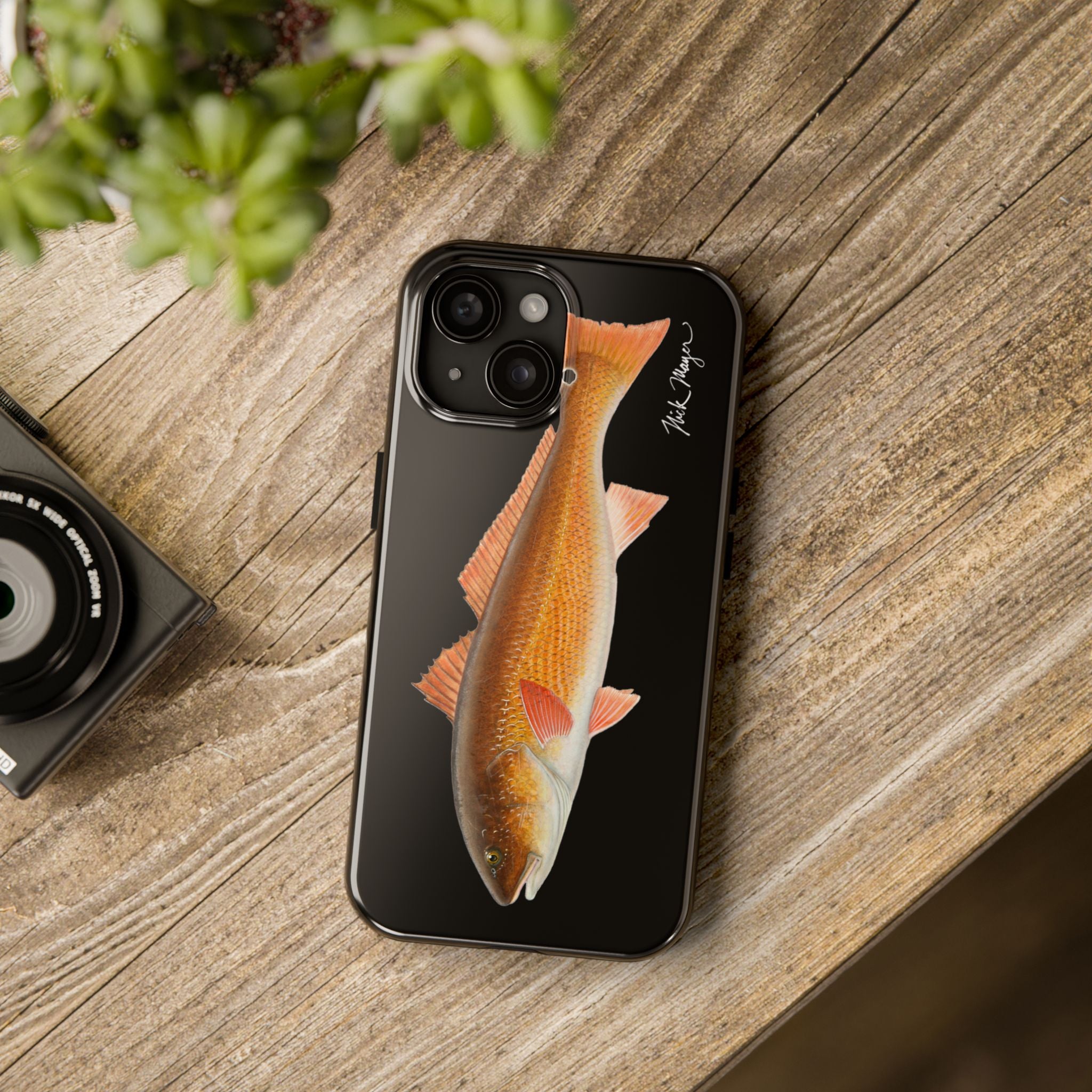 Redfish Black Phone Case (iPhone)