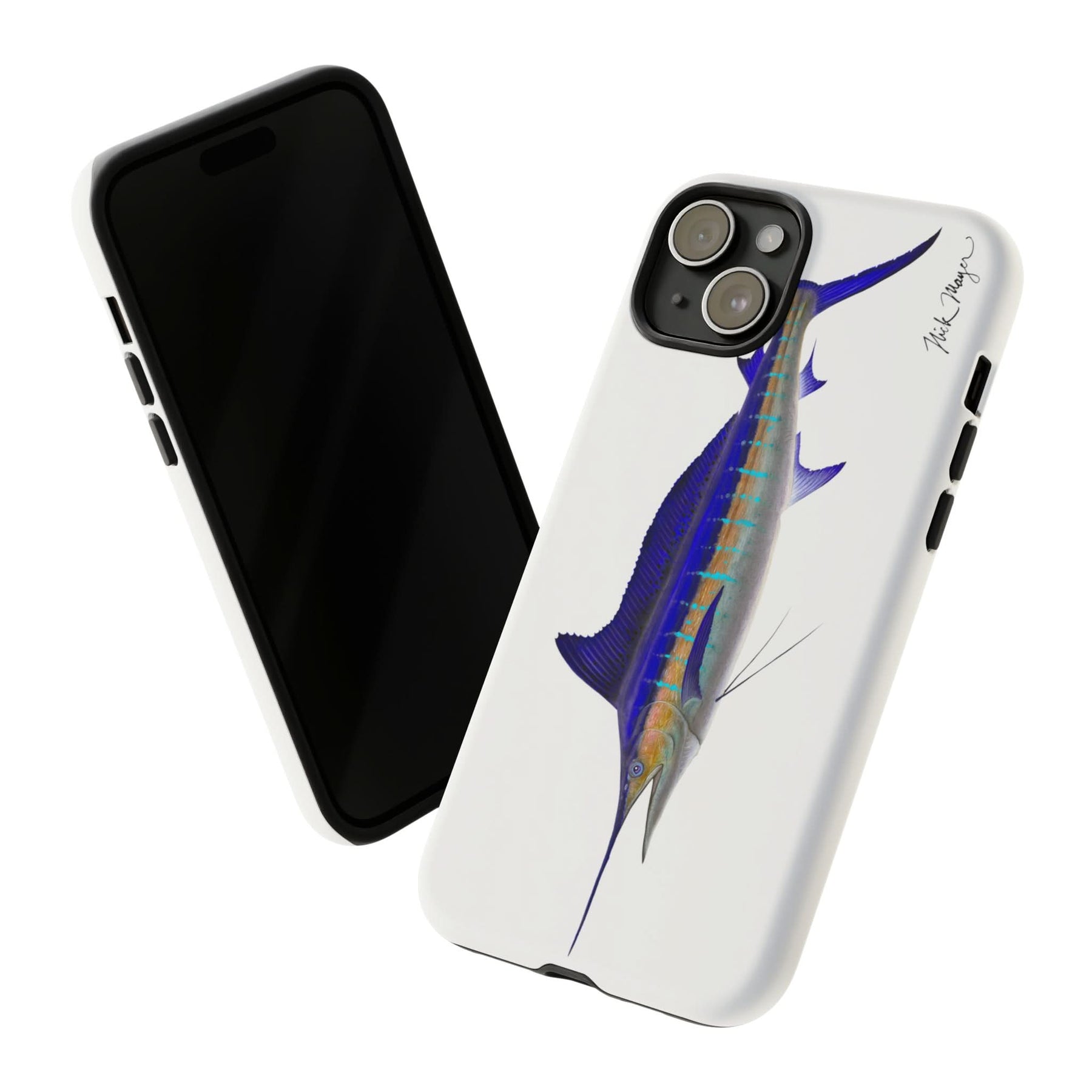 Striped Marlin iPhone 15 Case
