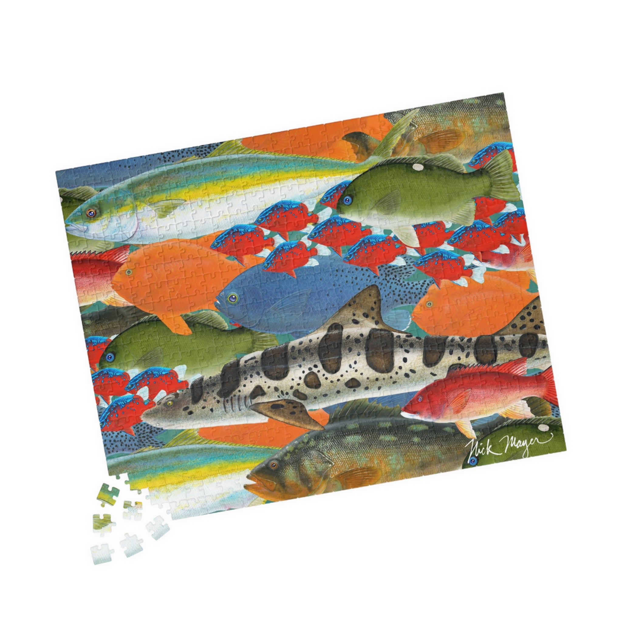 California Dive Fish Puzzle (110, 252, 520, 1014-piece)