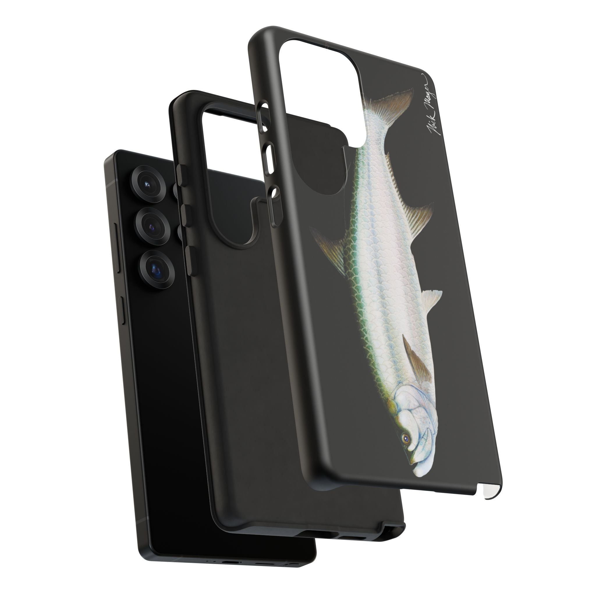 Tarpon Black Phone Case (Samsung) Printify