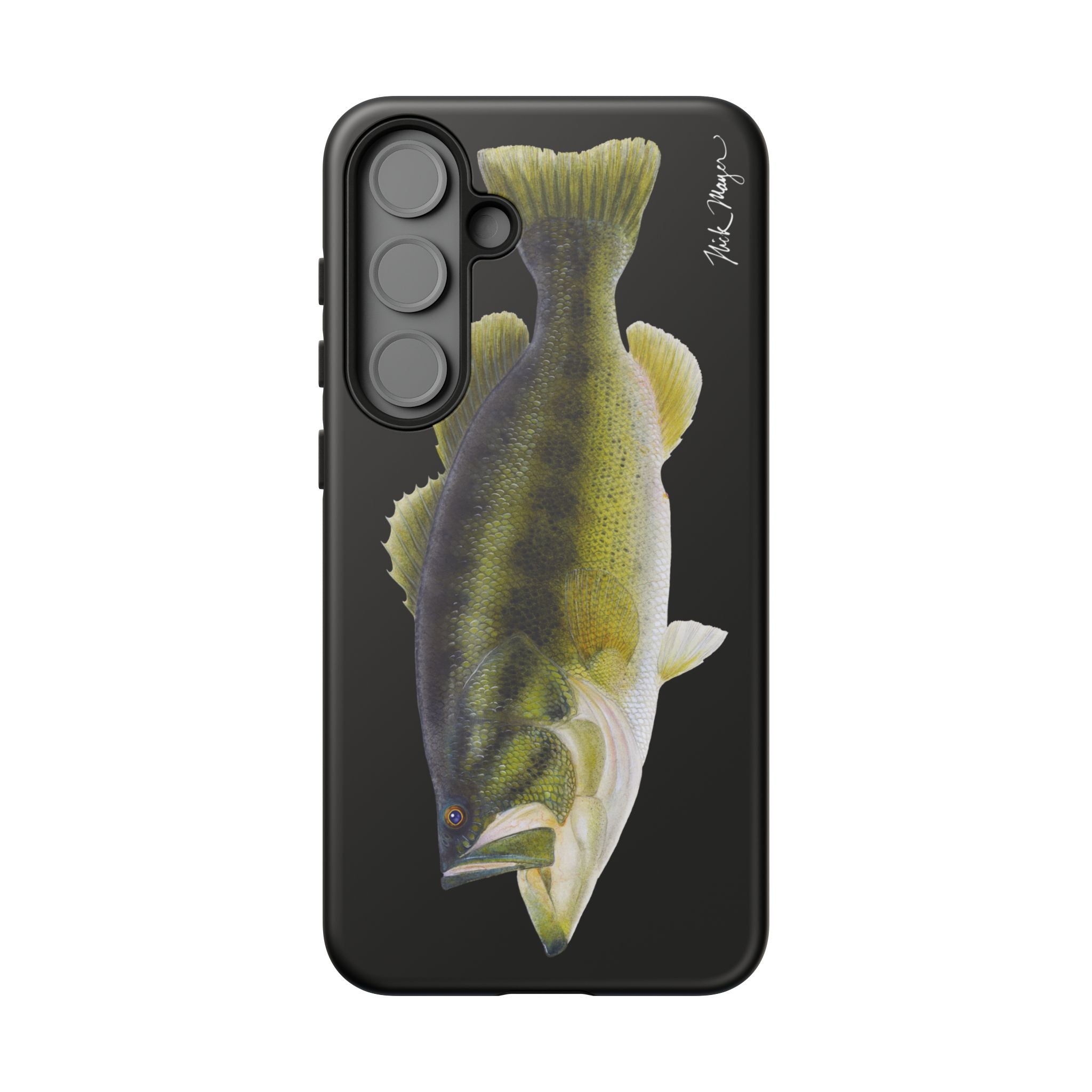 Largemouth Bass Black Phone Case (Samsung)