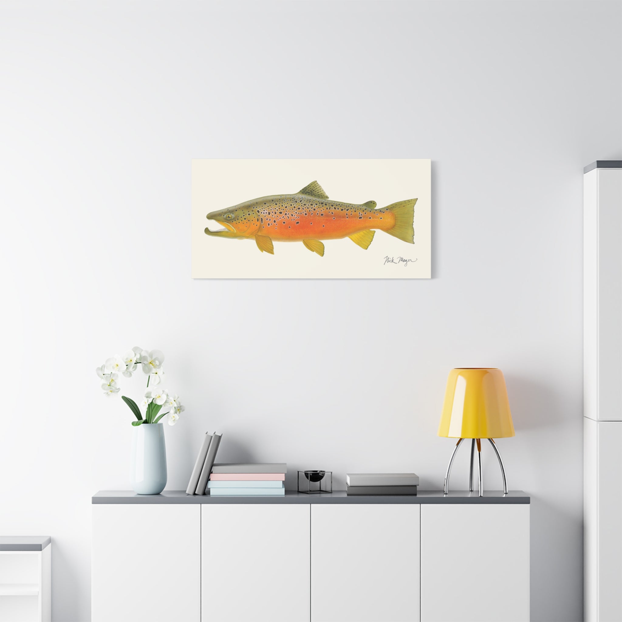 Brown Trout II Canvas Print, NEW for Holiday 2025!