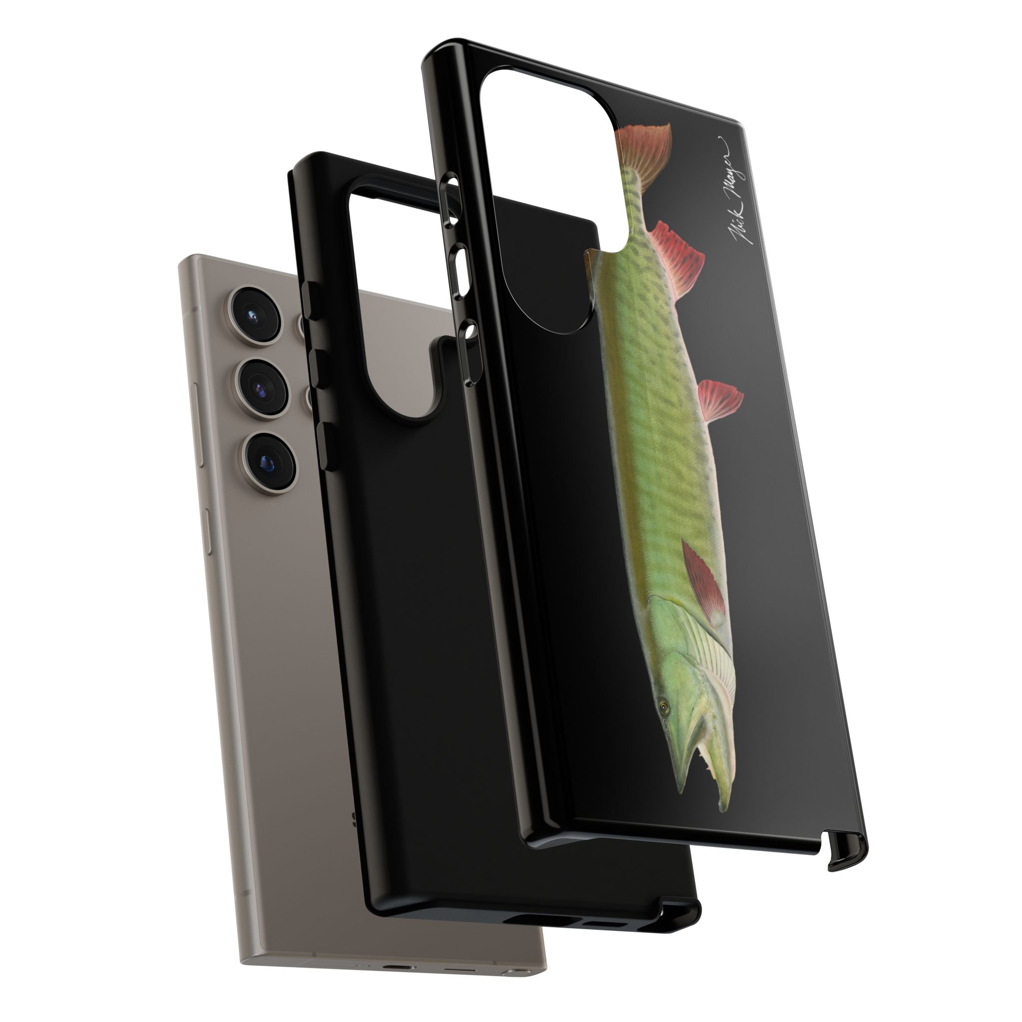 Trophy Muskie Black Phone Case (Samsung)