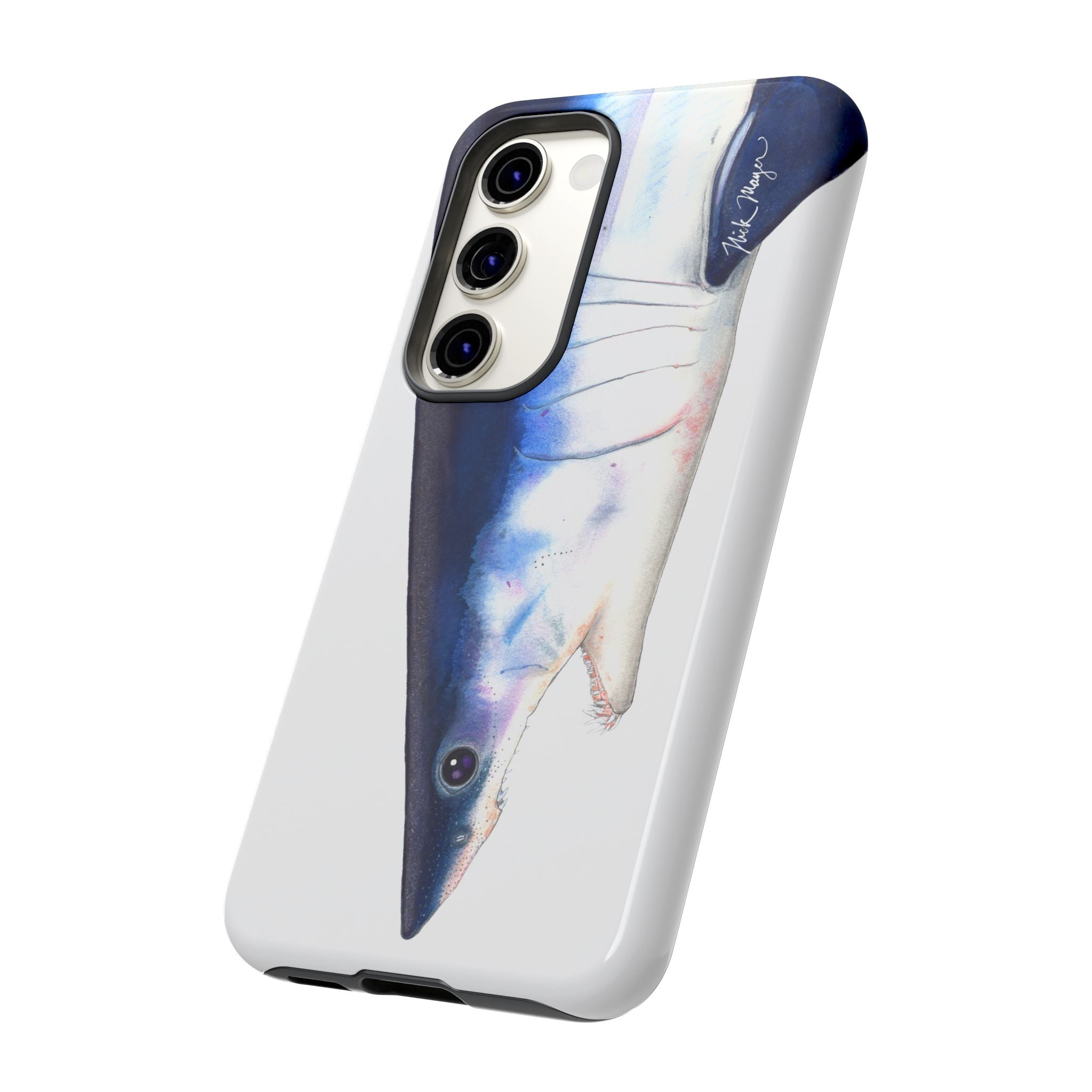 Mako Shark Face White Phone Case (Samsung)